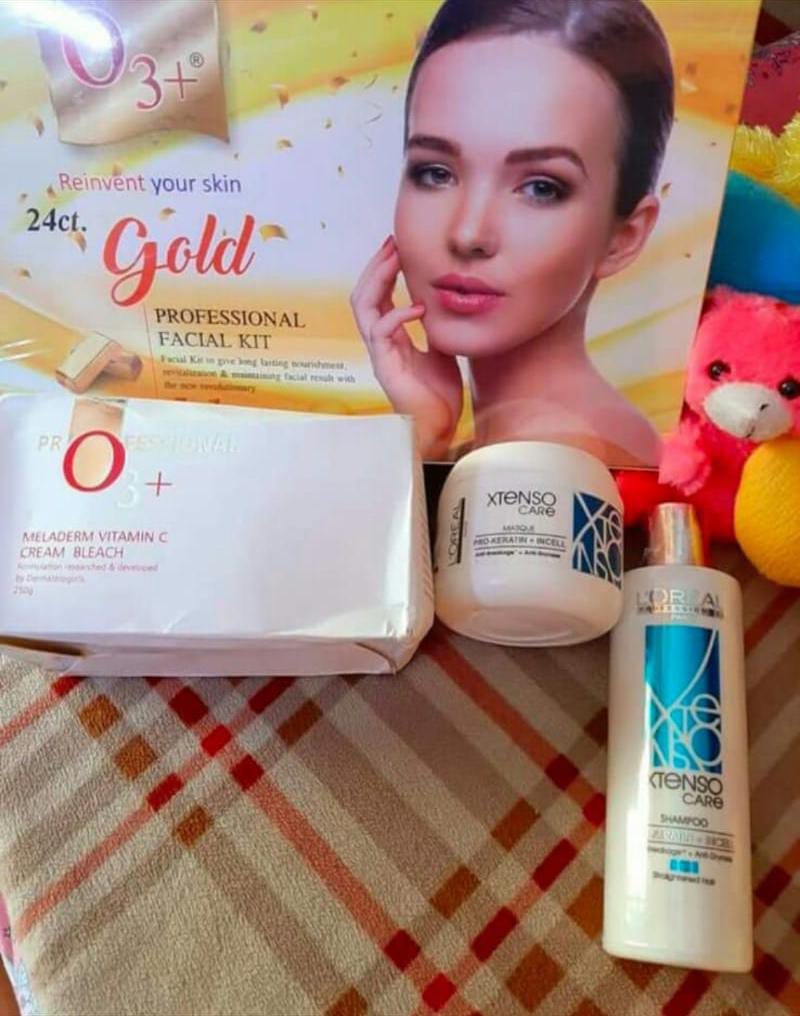 O3+ gold facial kit
