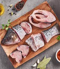 Rohu Fish - Bengali Cut, With Head Size - 1.0  