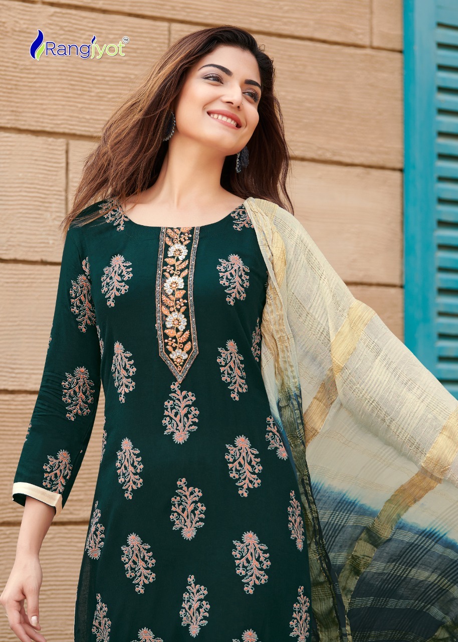Rangmaya pent style suit