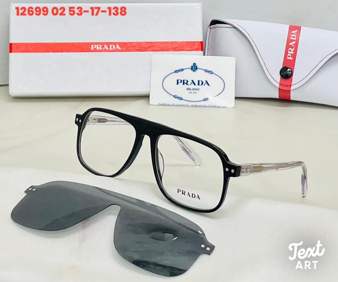 Prada attachment eyeglasses 