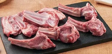 Goat Ribs and Chops (चाप)  Perfectly cut, Gross: 588gmsNet: 500gms