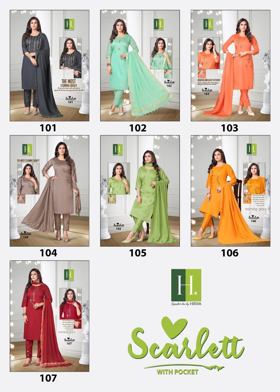 Scarlett H Dot Readymade Pant Style Suits