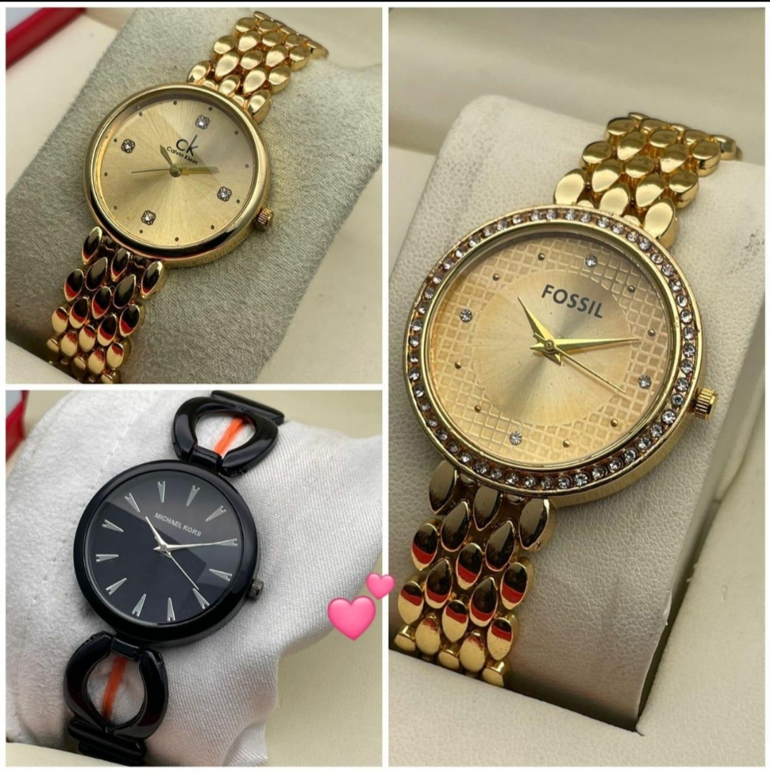 Combo Of 3 Watches For Girl With Box Colours Available 