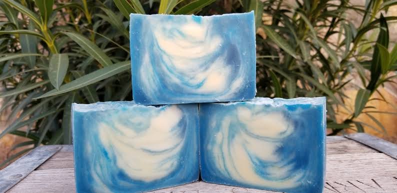 Fresh mint soap
