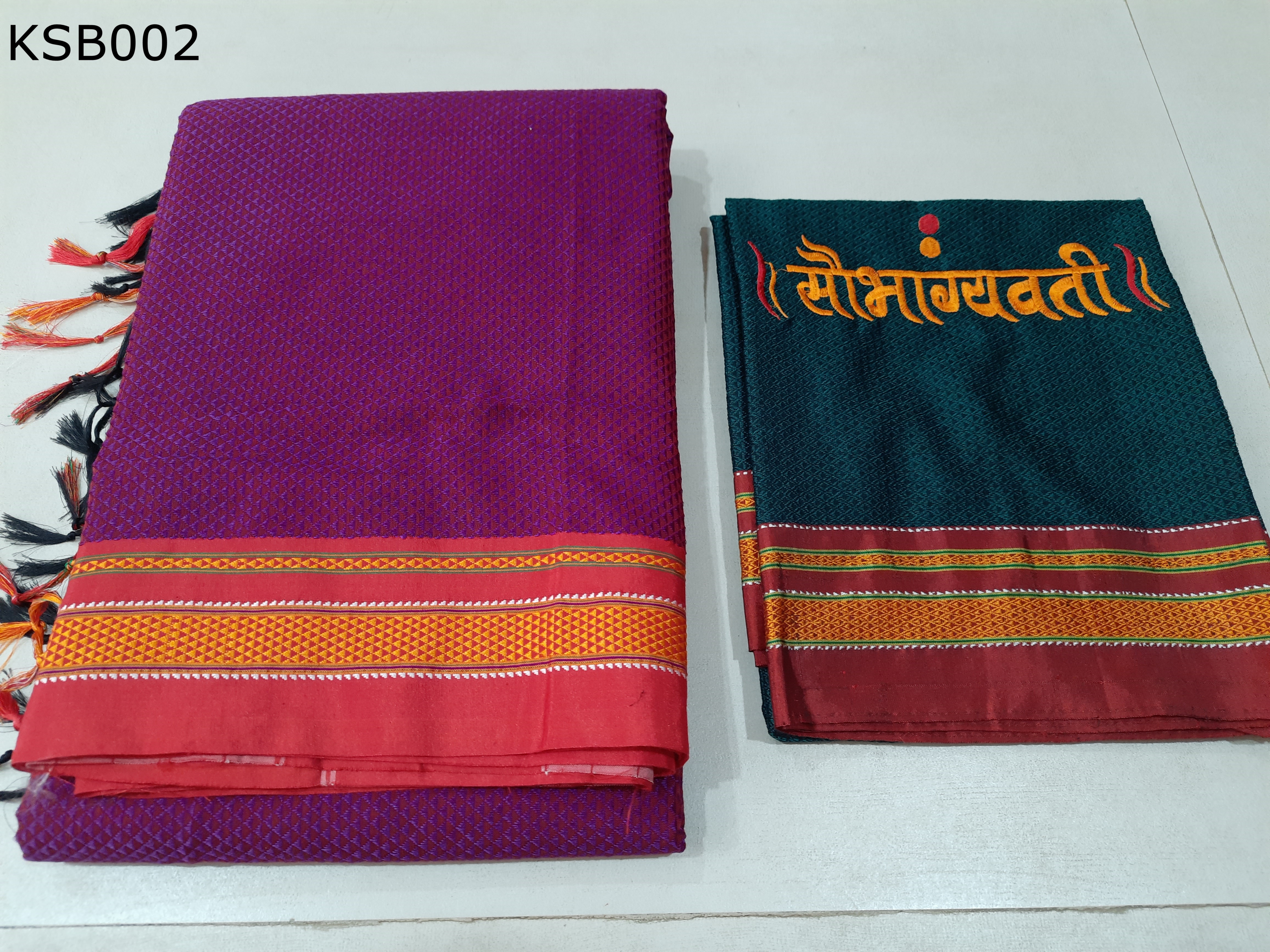 Khun Lining Pallu With Soubhagyavati Blouse