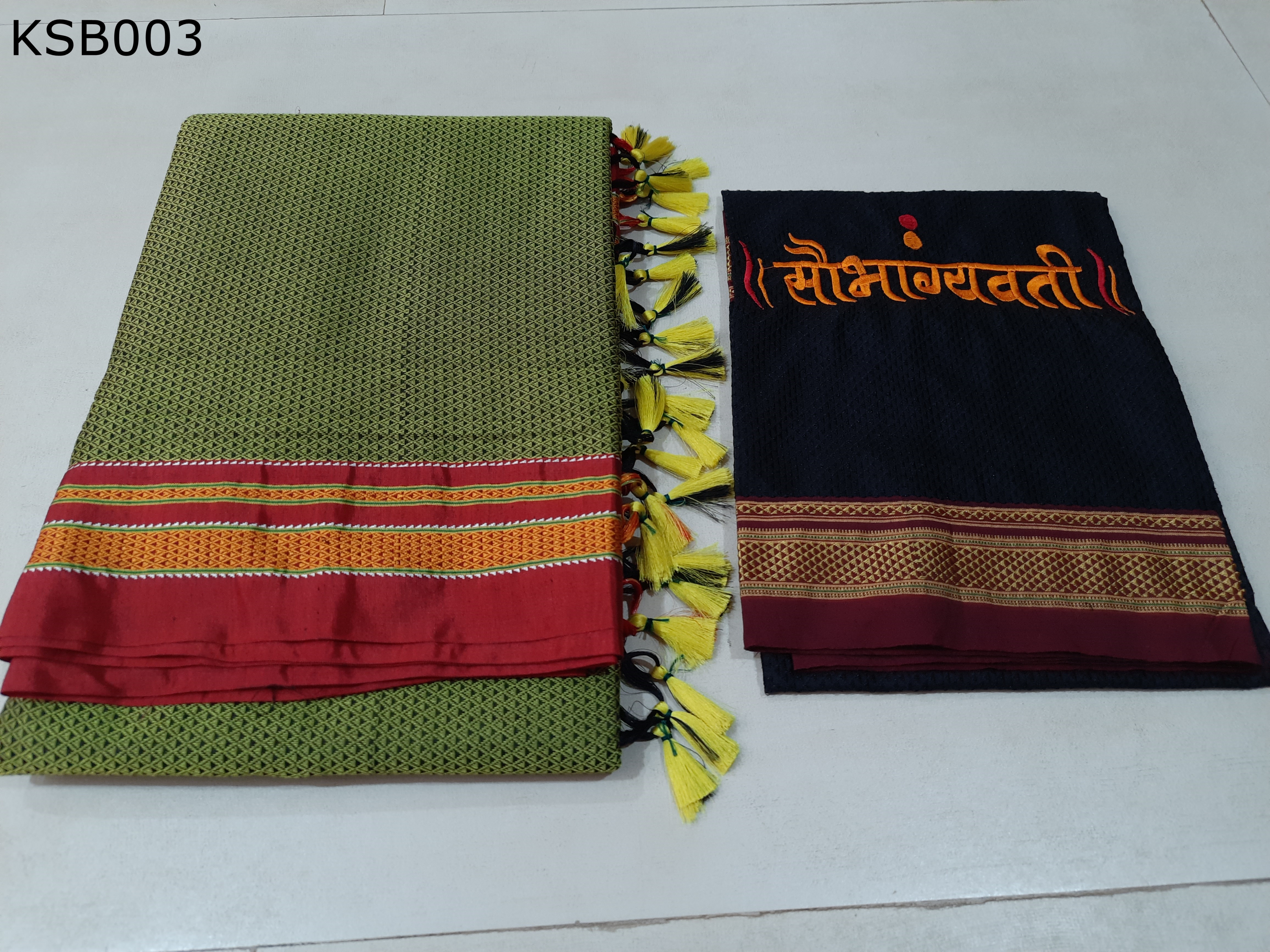 Khun Lining Pallu With Soubhagyavati Blouse