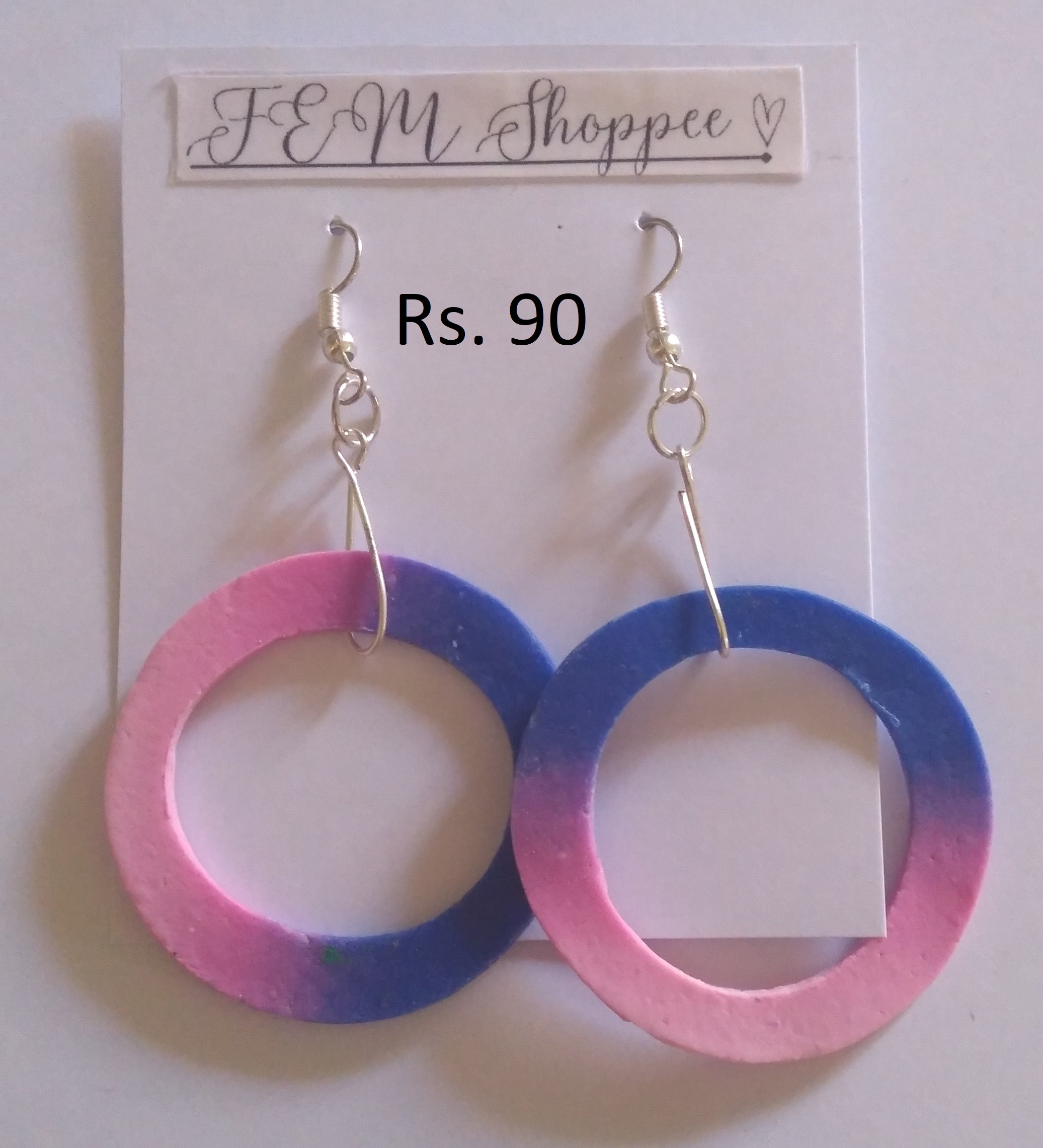 Pink and Blue Circle