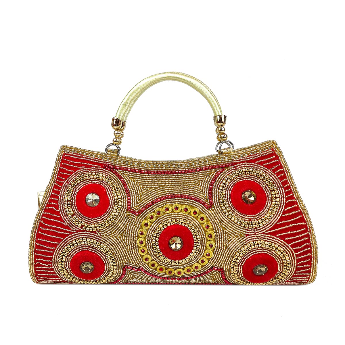 FANCY RED BRIDAL PURSES