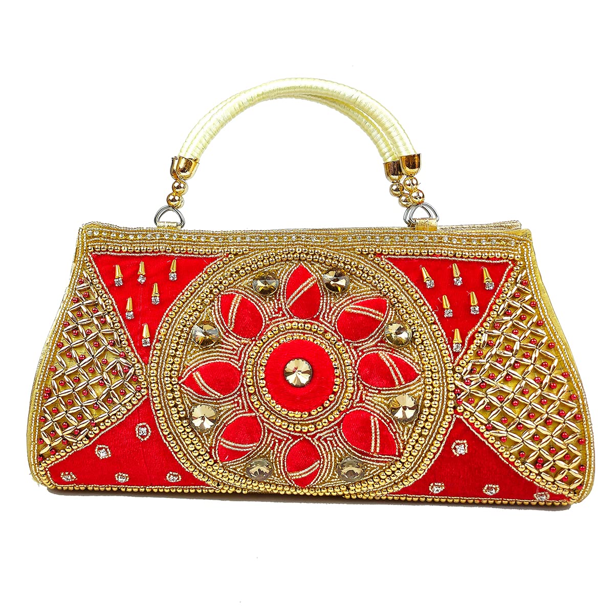 FANCY BRIDAL RED PURSE