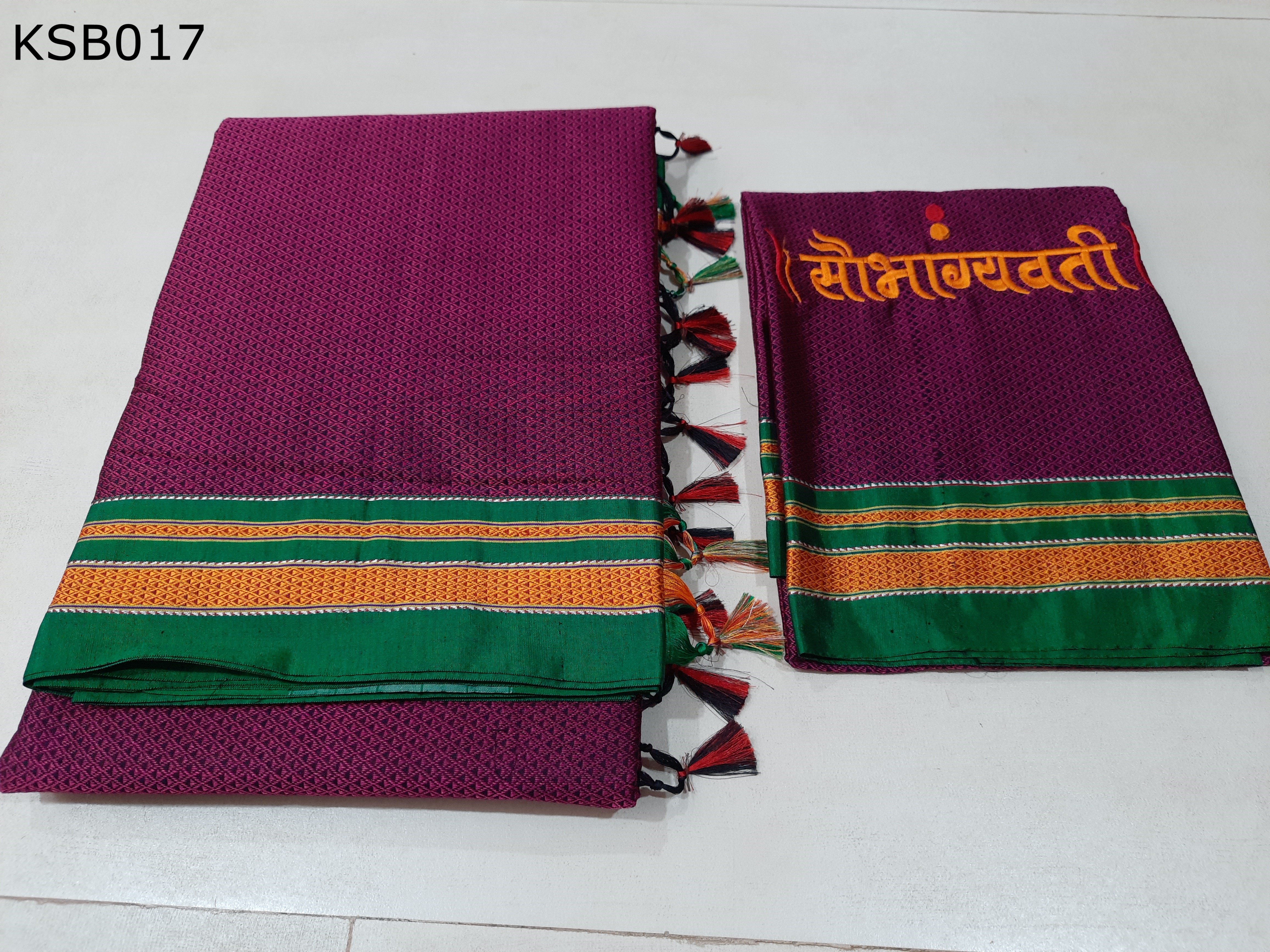 Khun Lining Pallu With Soubhagyavati Blouse