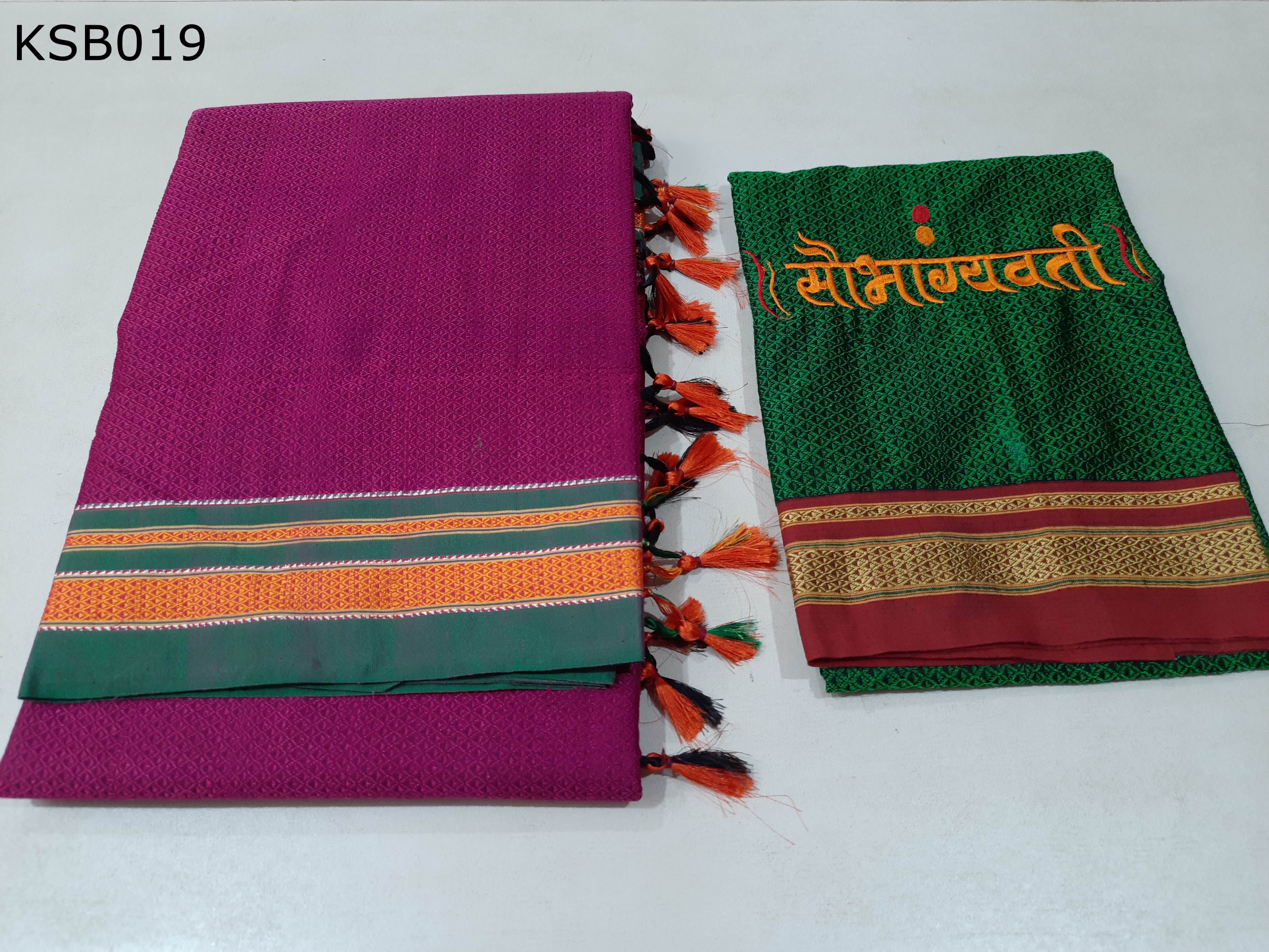 Khun Lining Pallu With Soubhagyavati Blouse