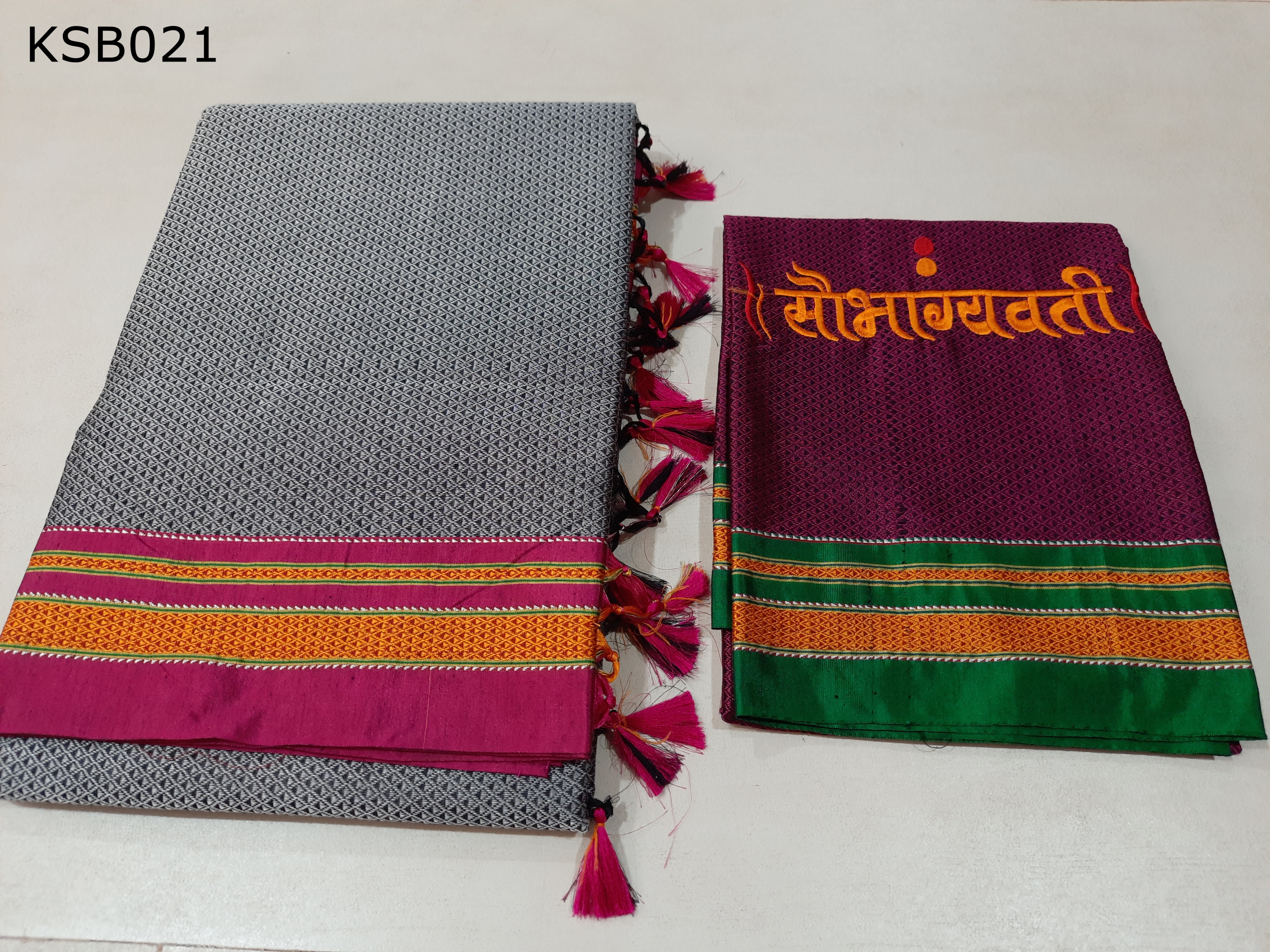 Khun Lining Pallu With Soubhagyavati Blouse