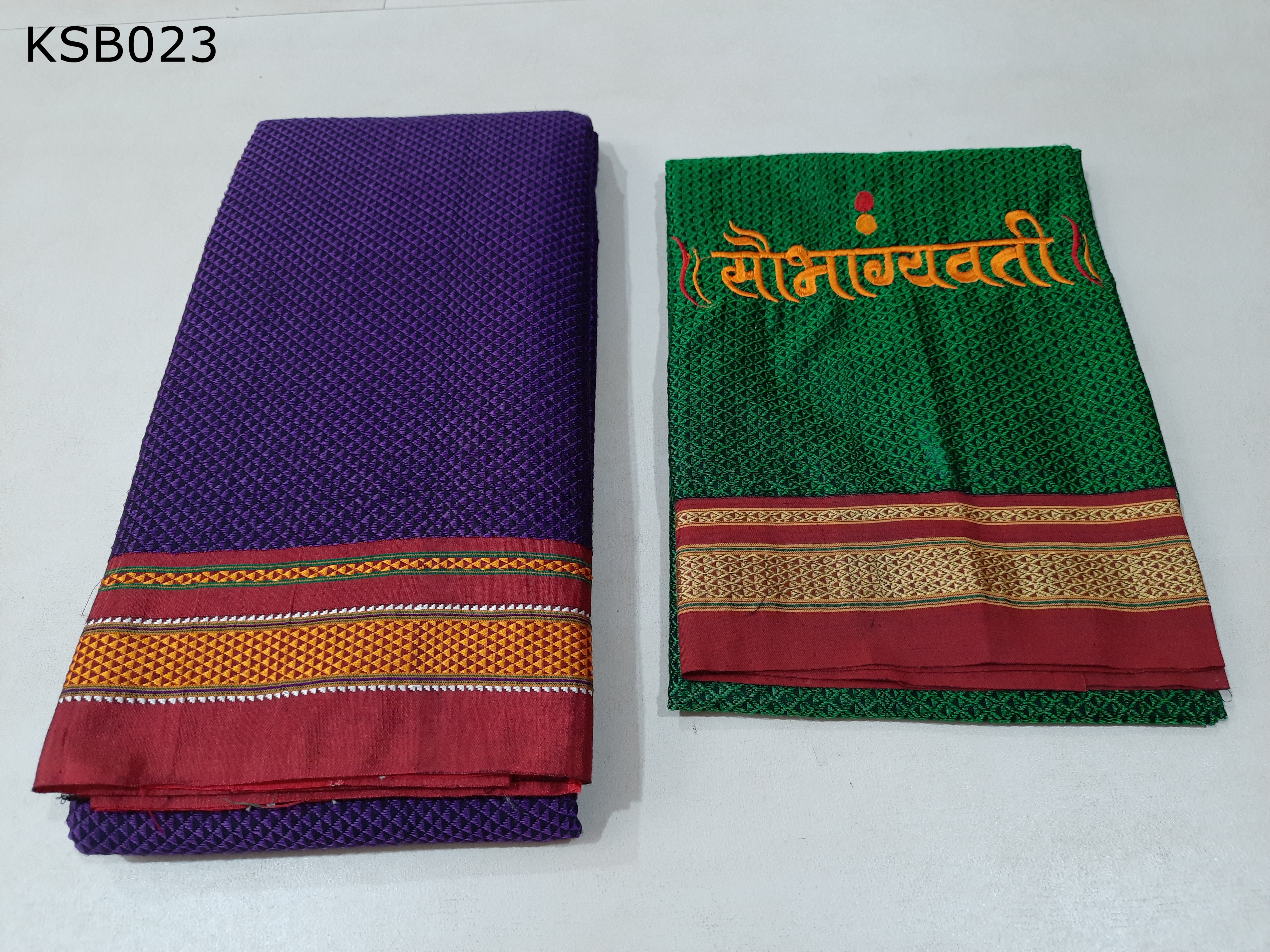 Khun Lining Pallu With Soubhagyavati Blouse 