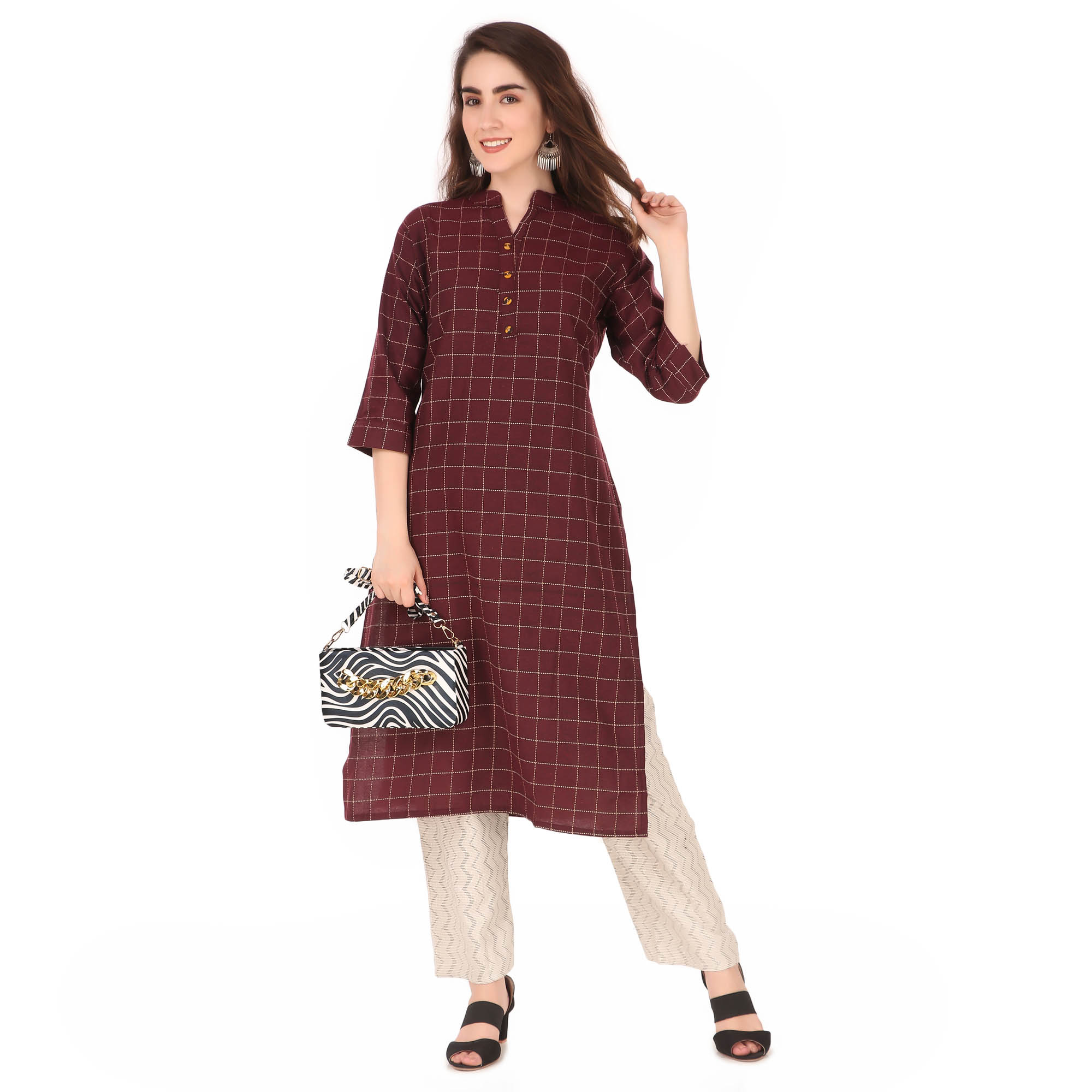 cotton plazo set