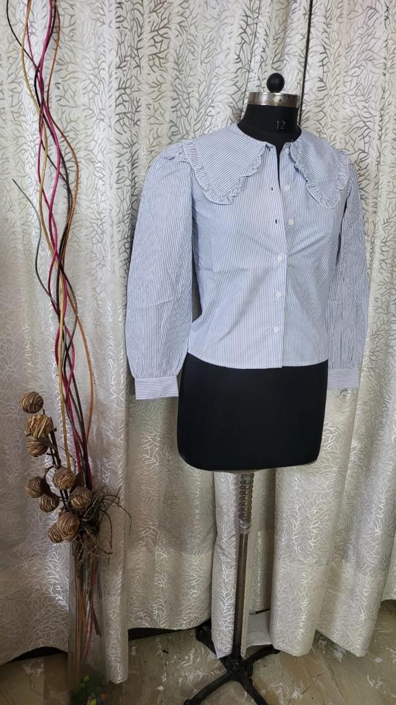branded stripe shirt