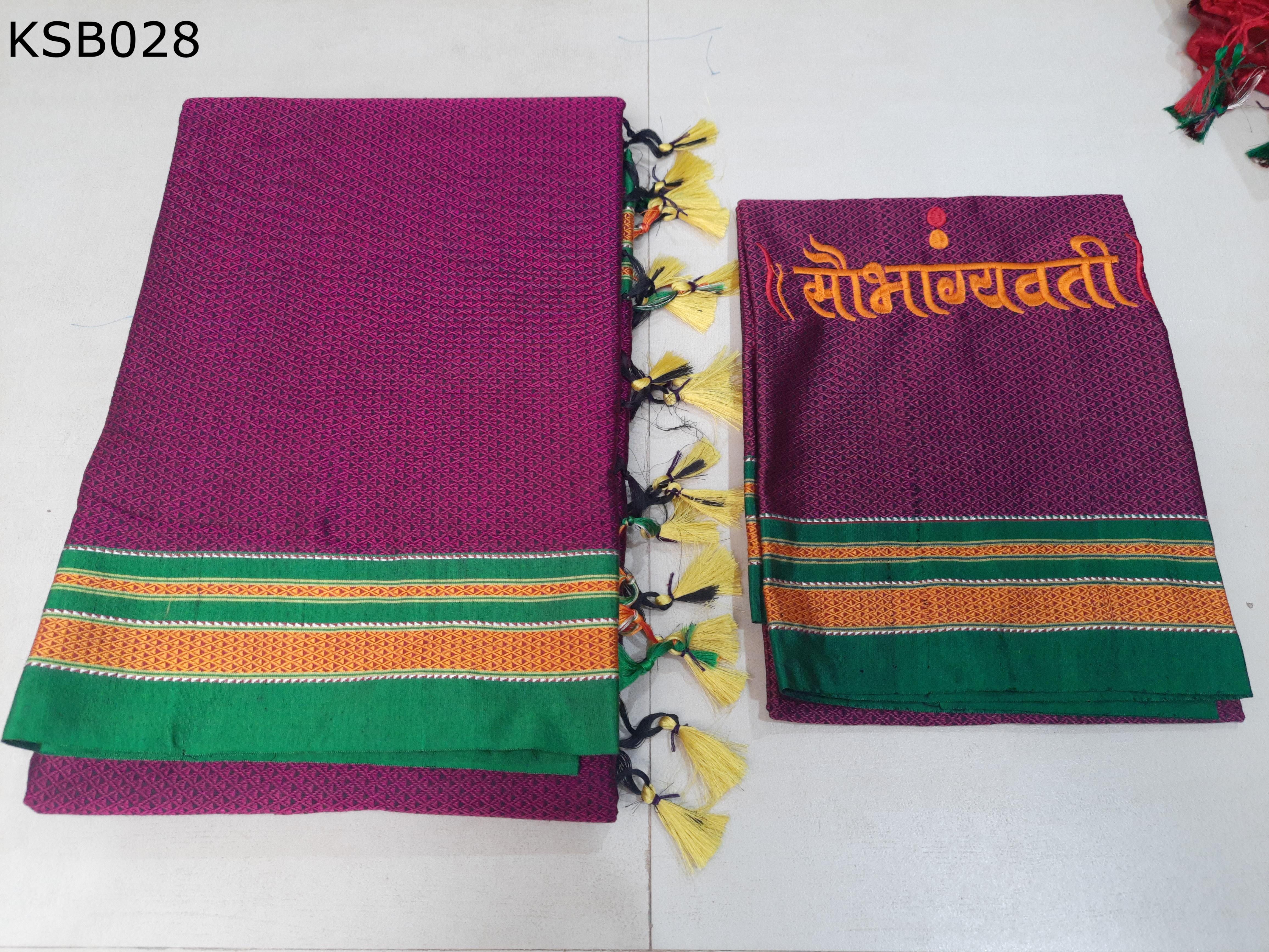 Khun Lining Pallu With Soubhagyavati Blouse