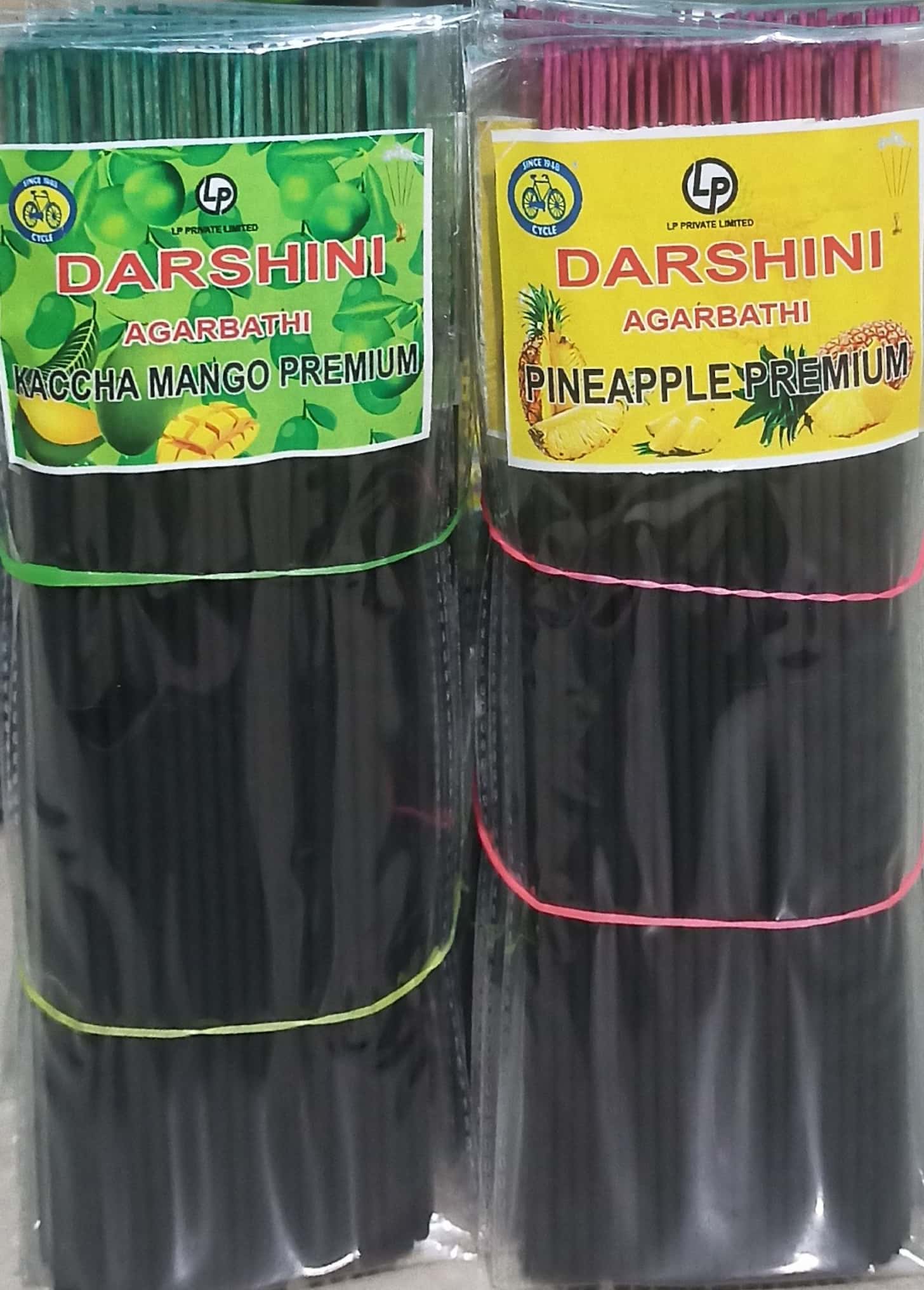 Pineapple, kaccha mango premium Darshini agarbatti  .940 stick - 20 packet (1100 grm)