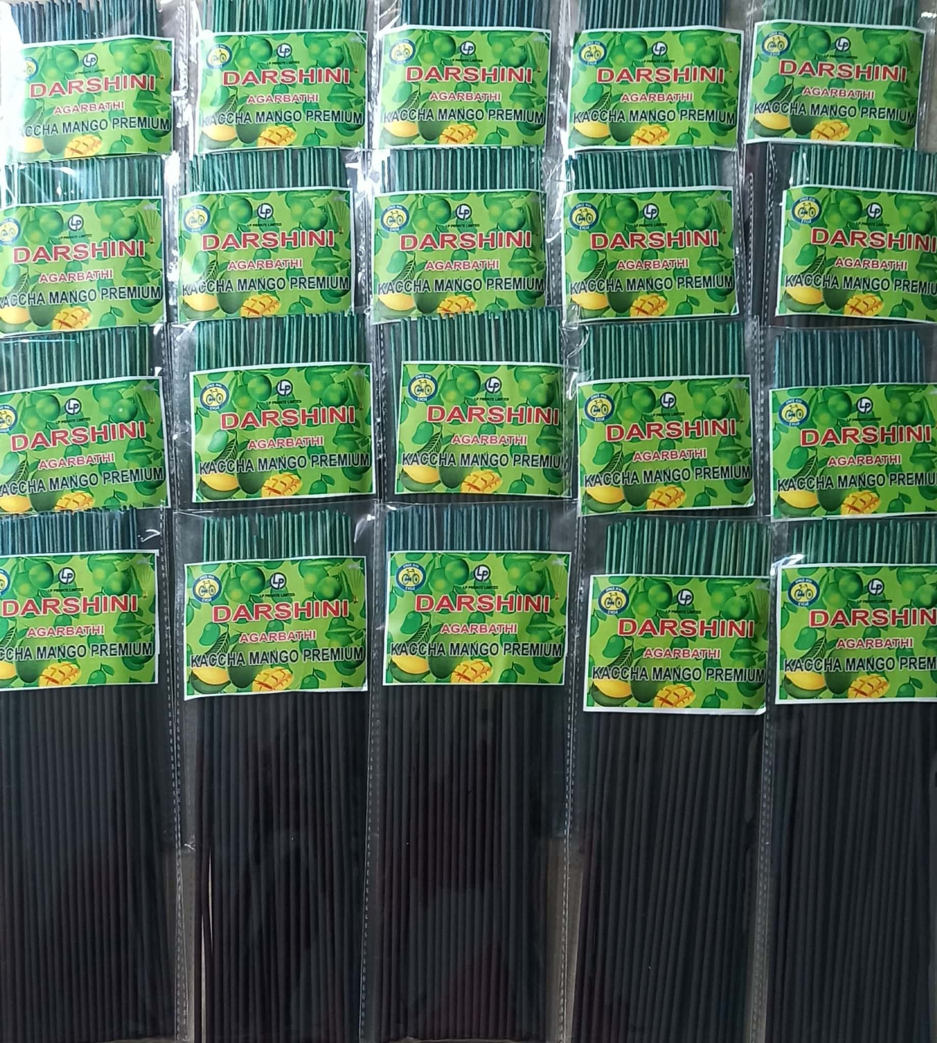 Kaccha mango premium Darshini Agarbatti. 1000 stick- 20 packet (1160 Grm)