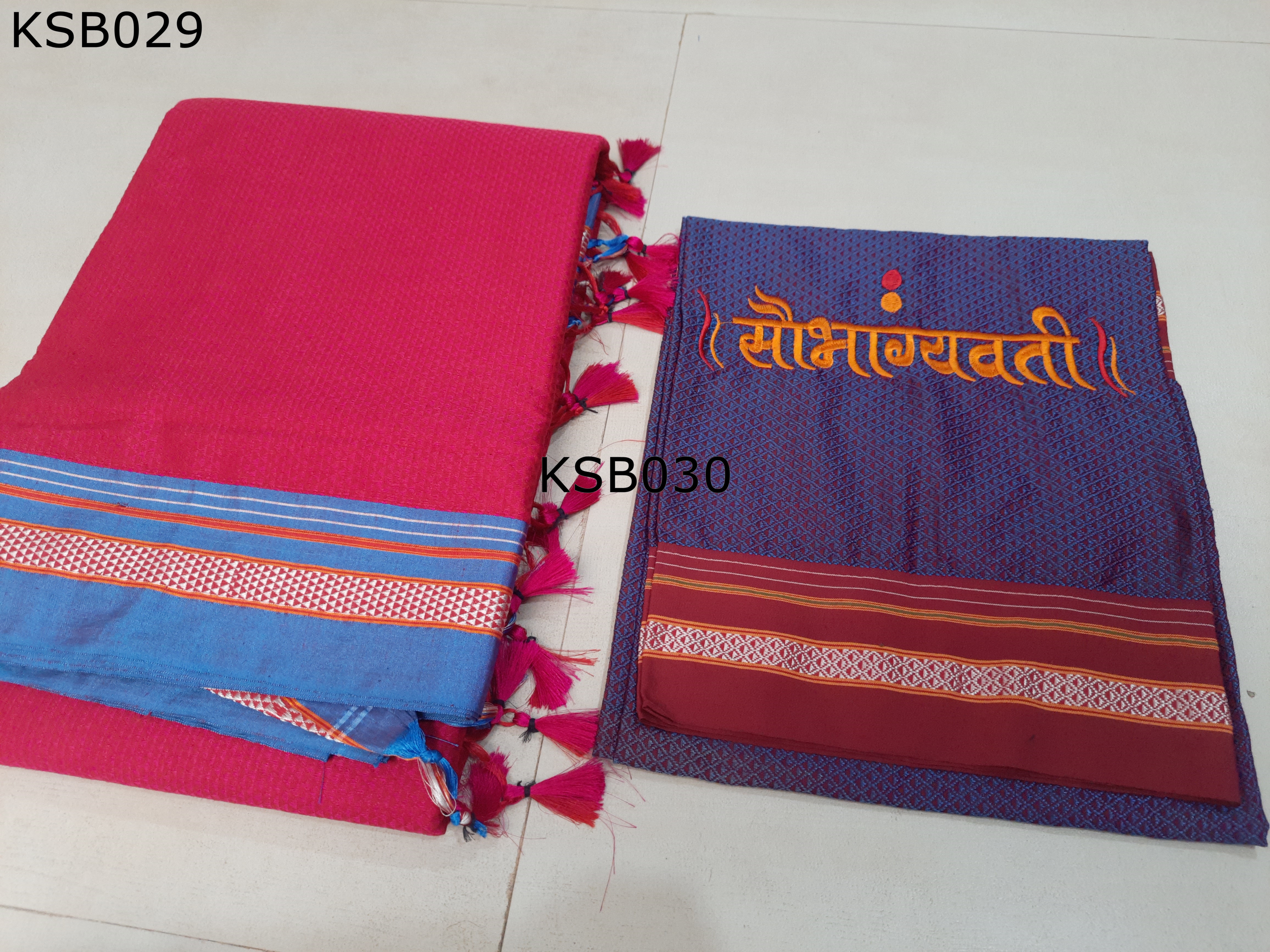 Khun Lining Pallu With Soubagyavati Blouse
