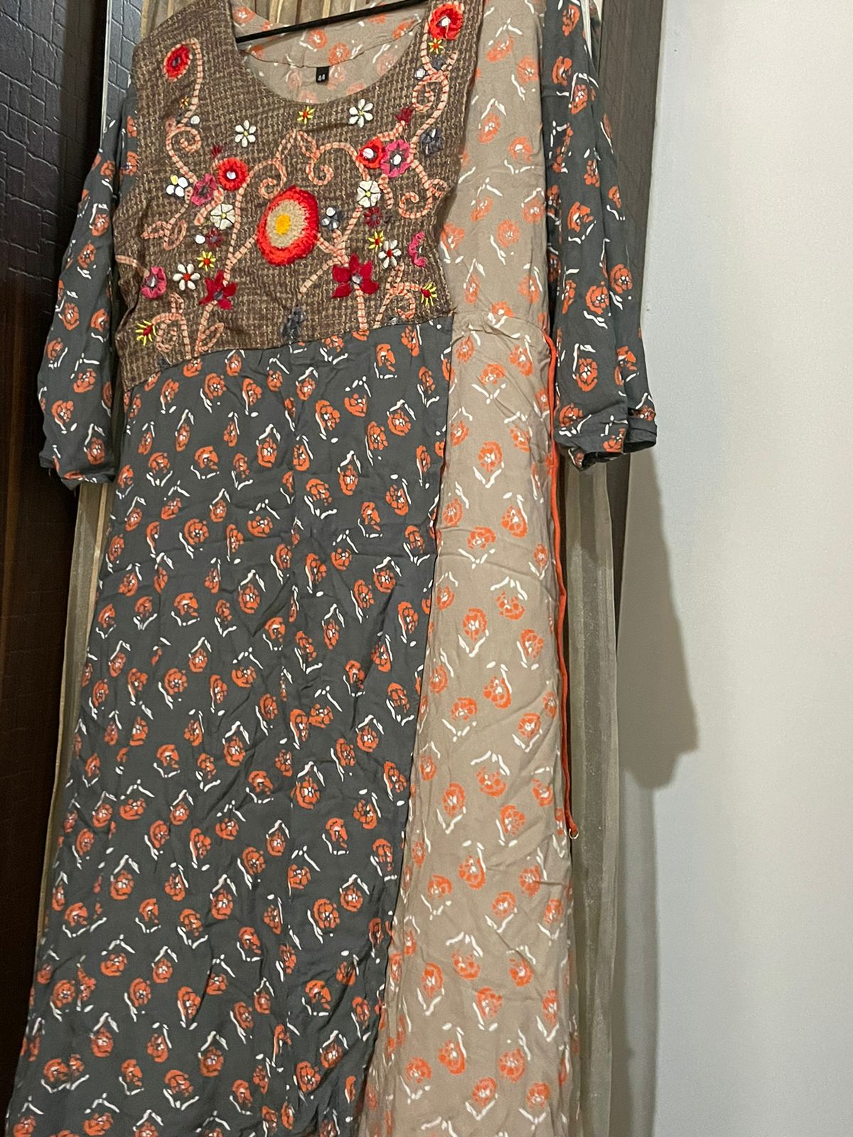designer long kurti XXL cotton