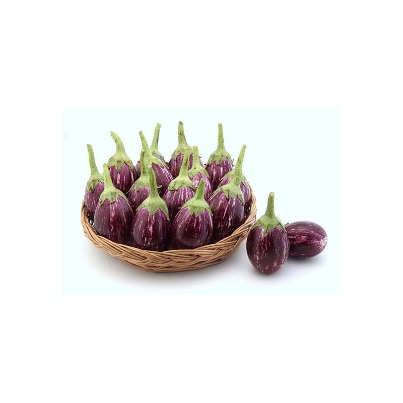 Brinjal Small Purple Round 1/2Kg