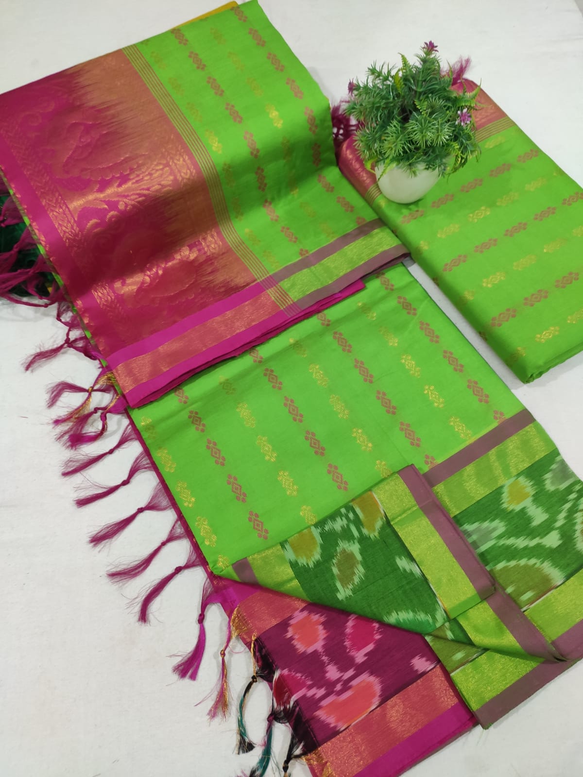 Kalanjali silk cotton saree 