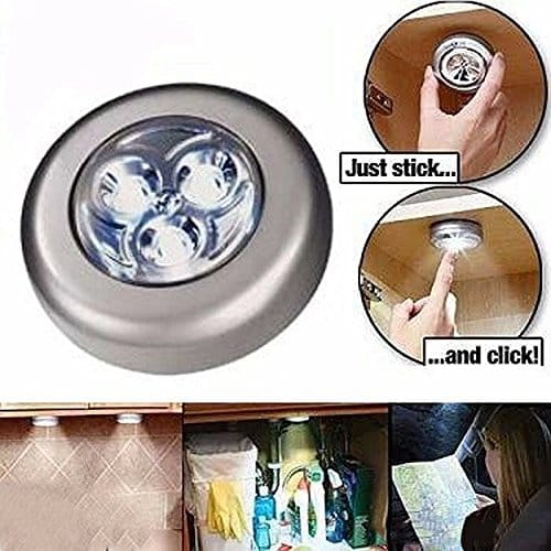 3 LED Light Battery Power Stick Tap Emergency Touch Light for Wall