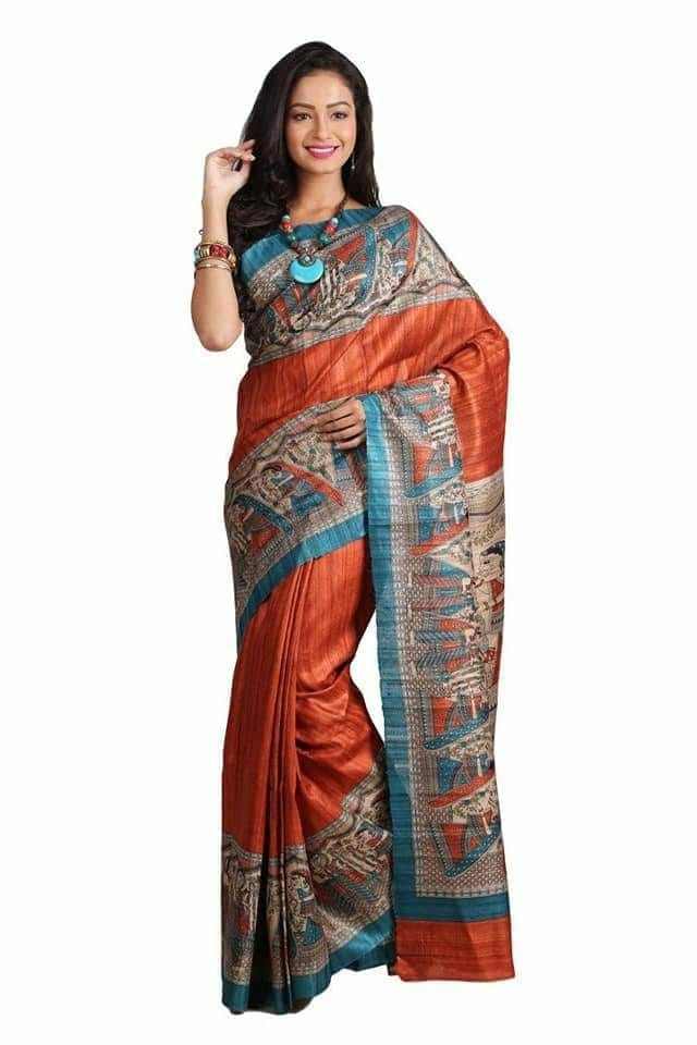 Madhubani Gichha silk