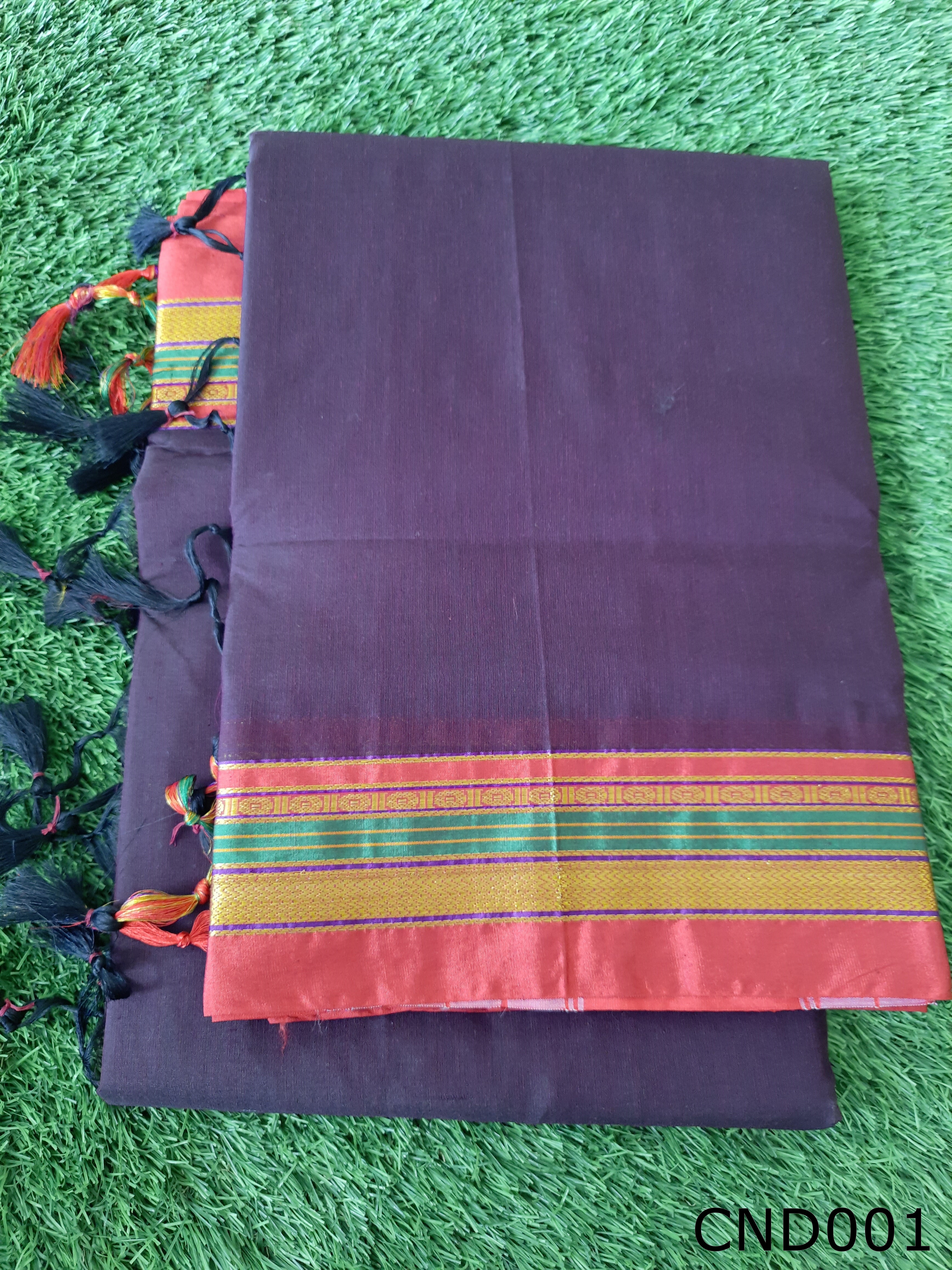 Cotton Silk Traditional Ilkal Border