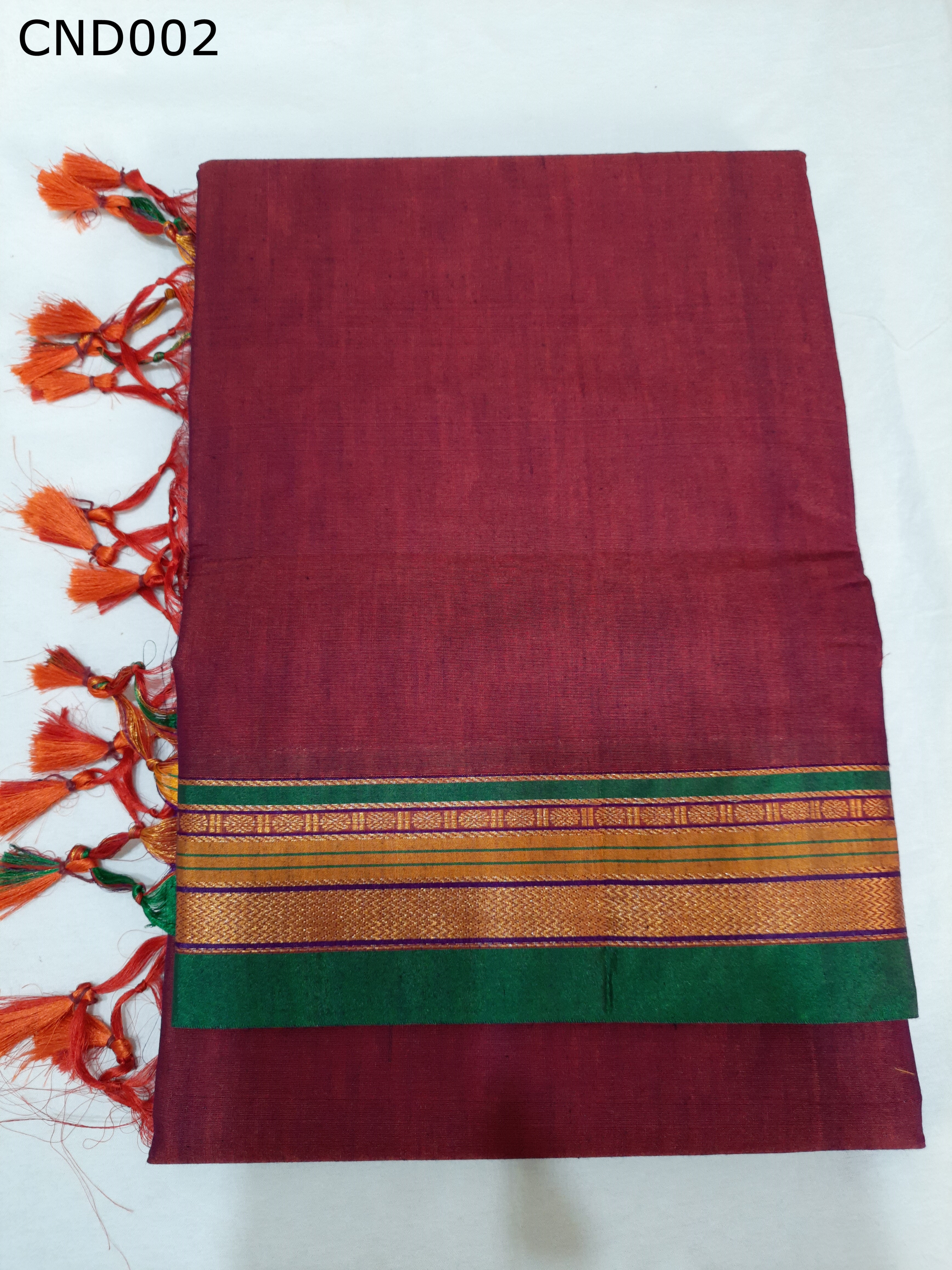 Cotton Silk Traditional Ilkal Border