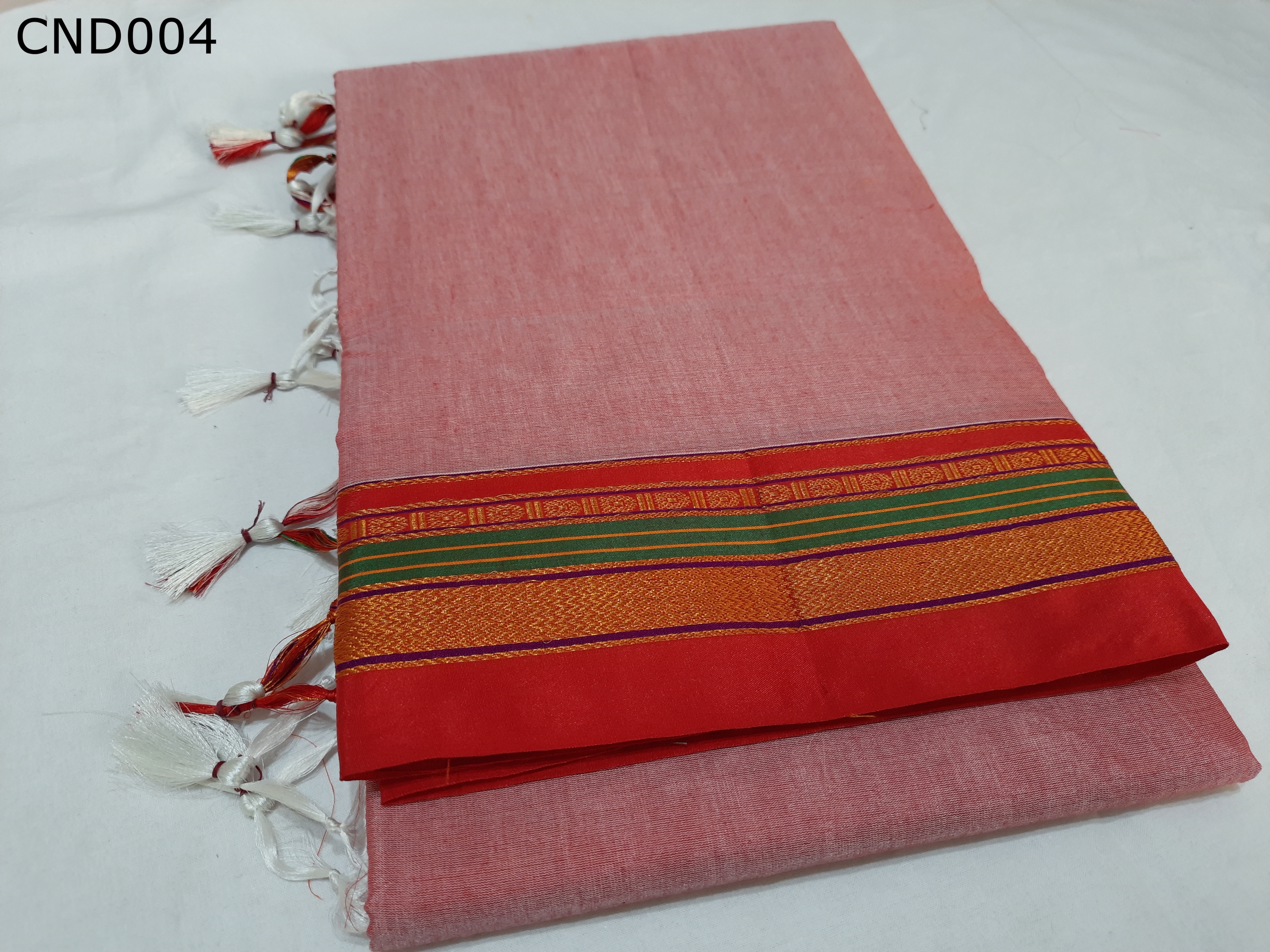 Cotton Silk Traditional Ilkal Border