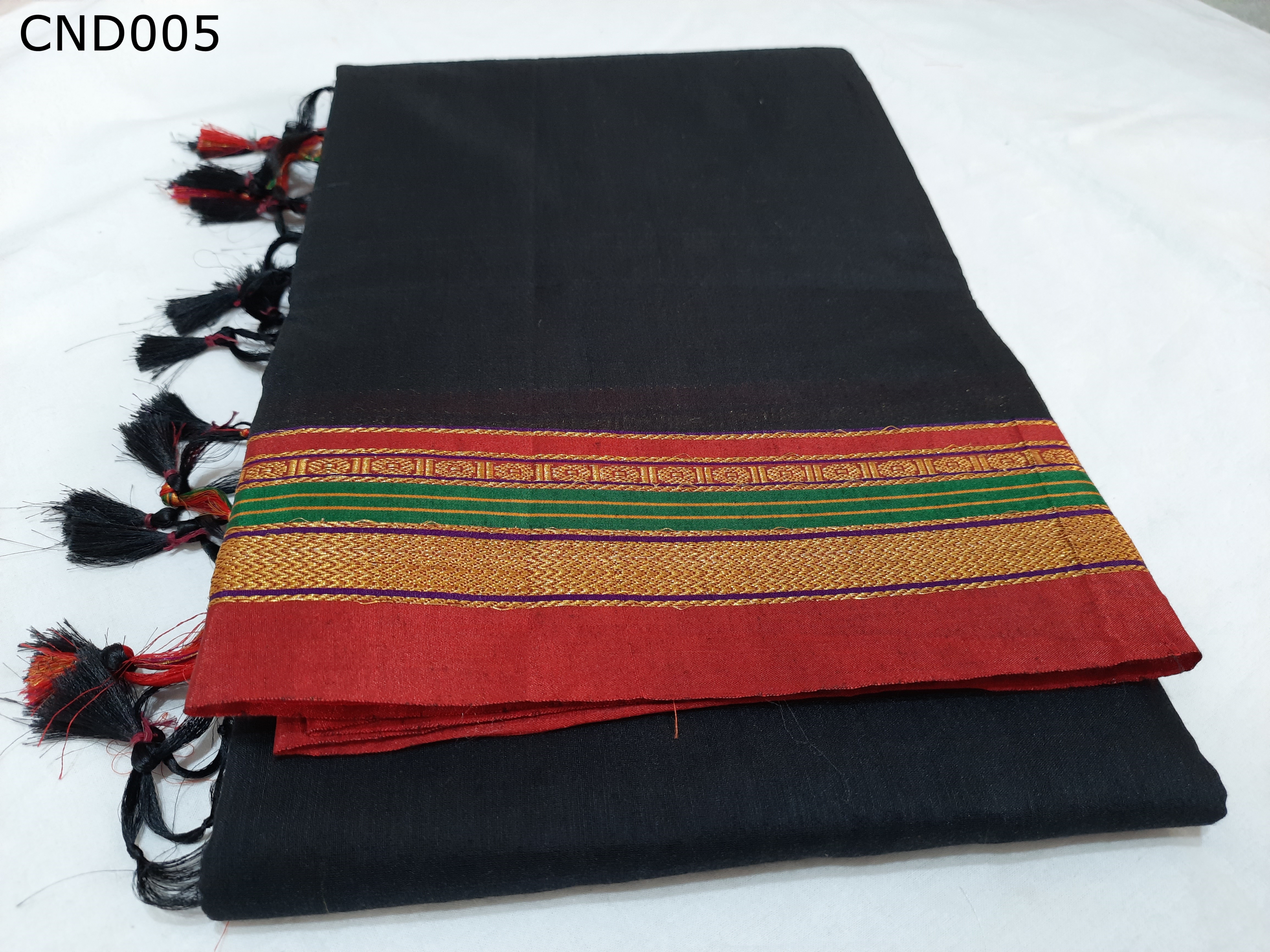 Cotton Silk Traditional Ilkal Border