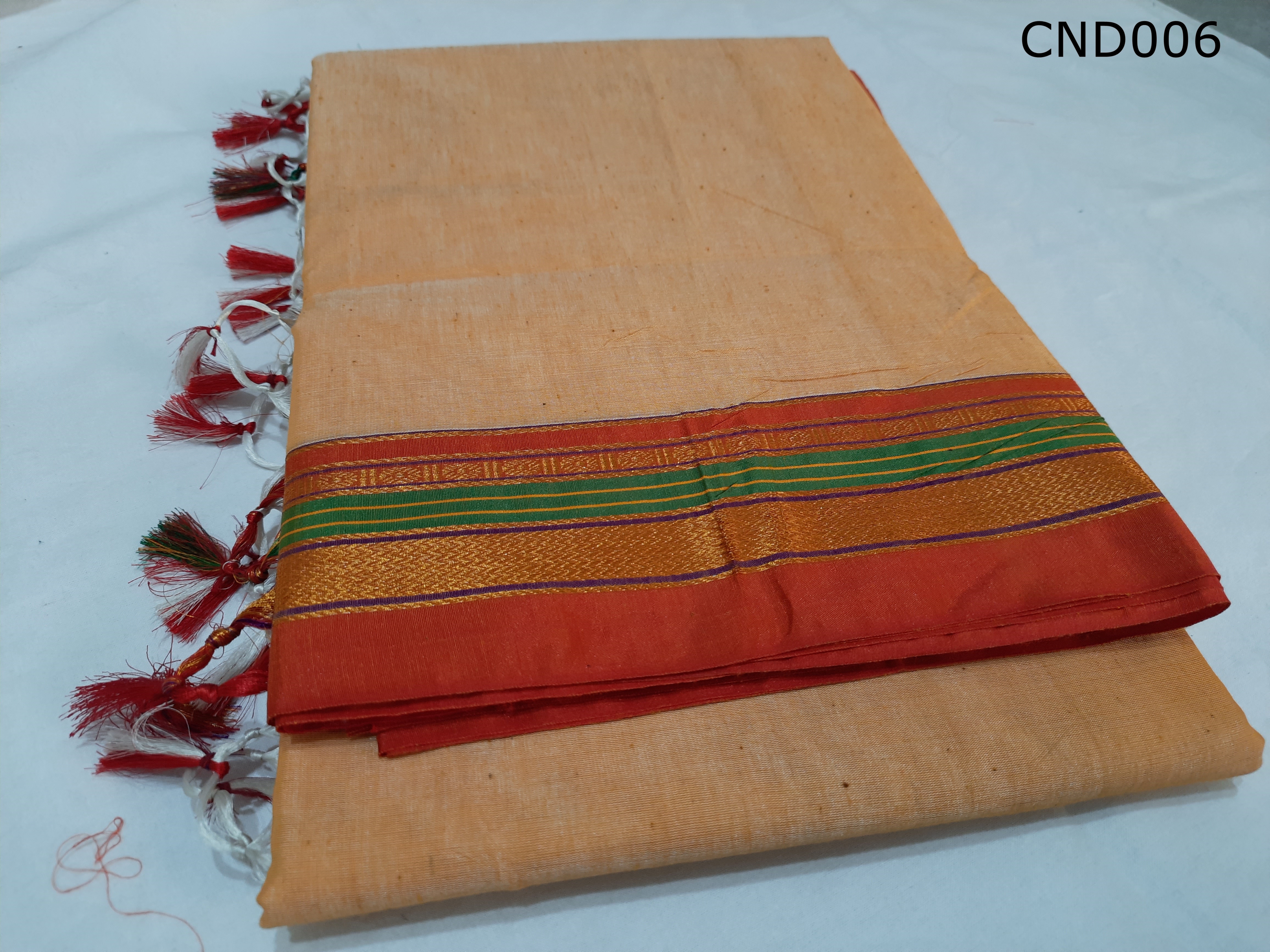 Cotton Silk Traditional Ilkal Border