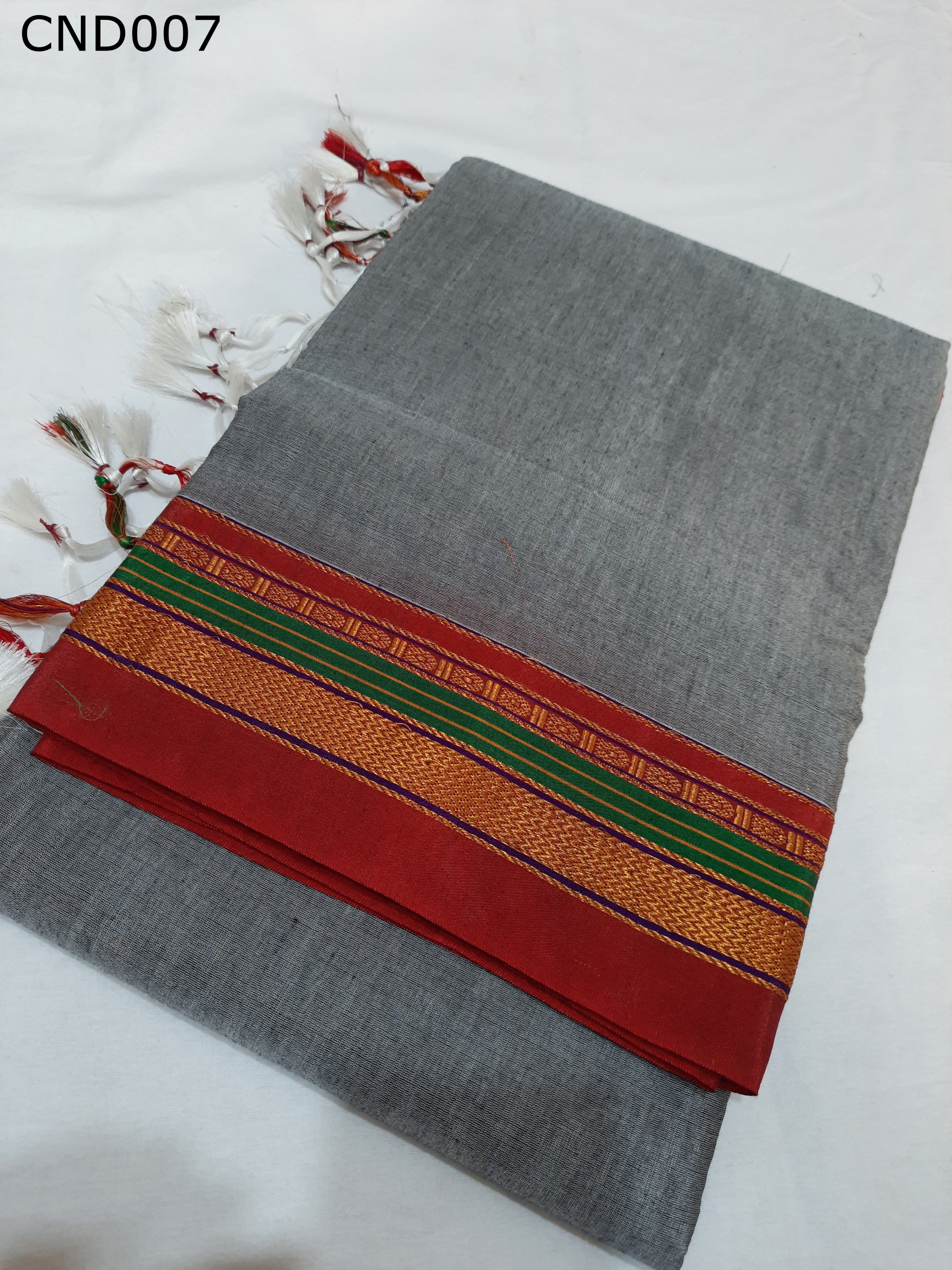Cotton Silk Traditional Ilkal Border
