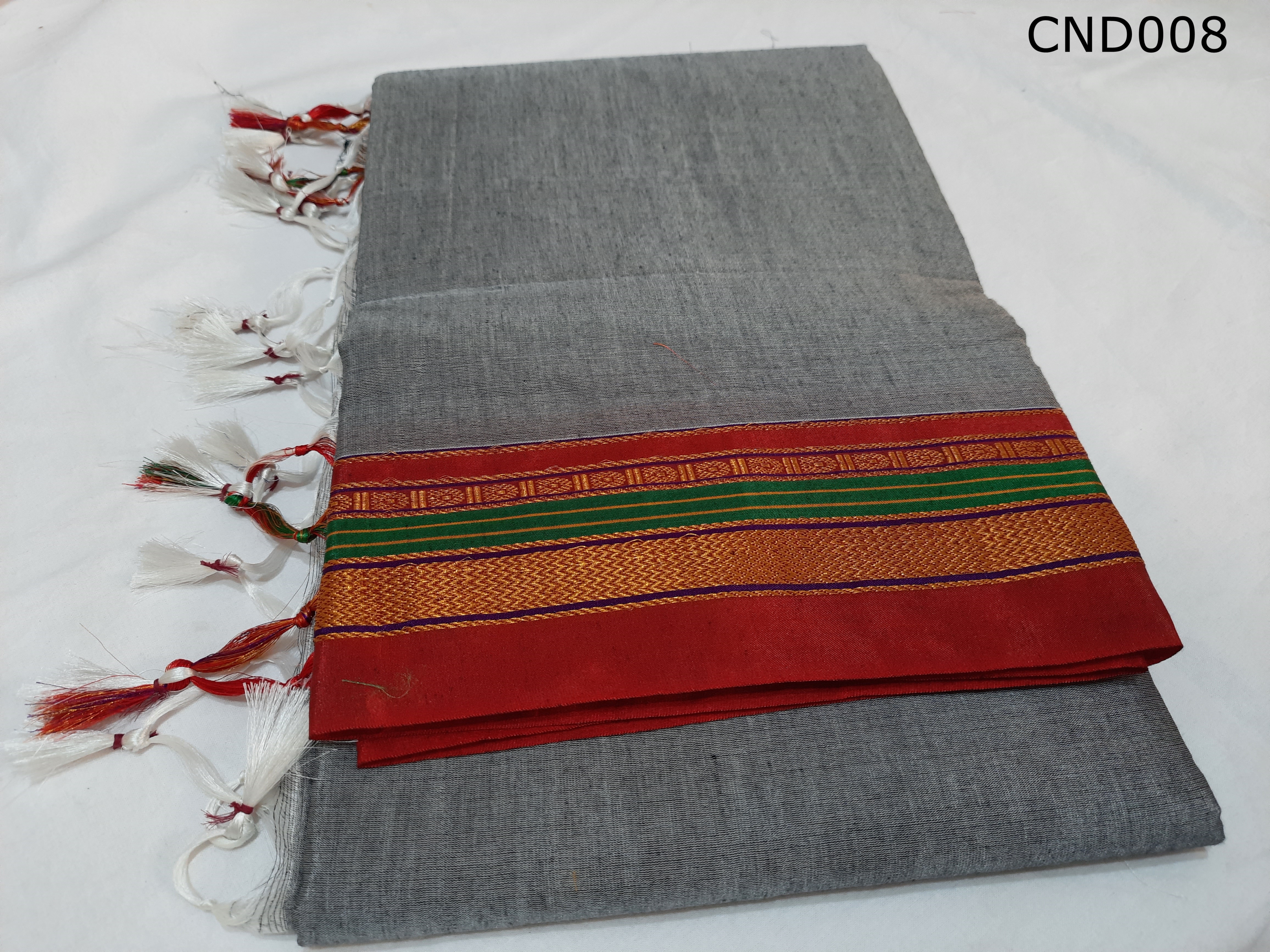 Cotton Silk Traditional Ilkal Border