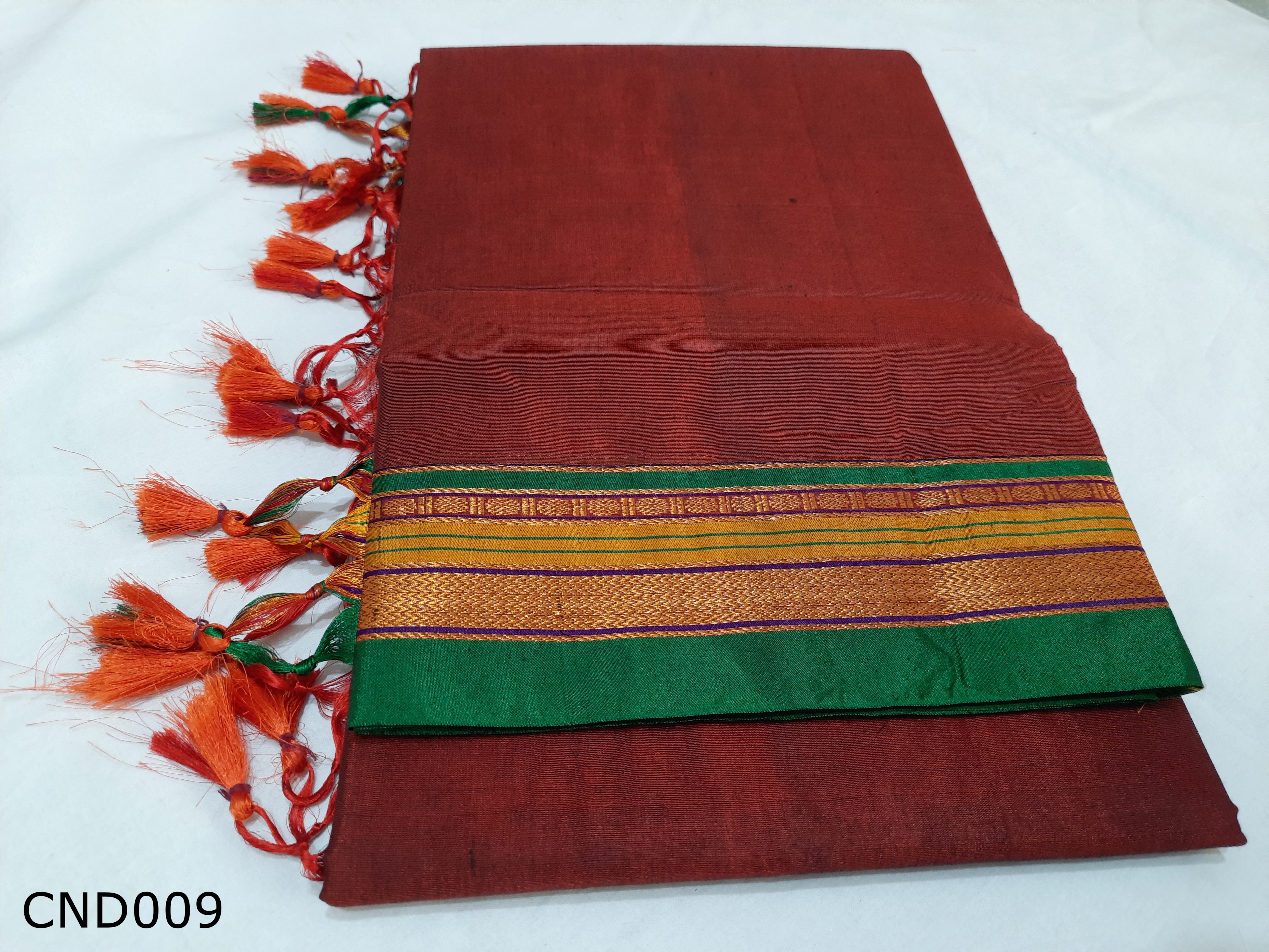 Cotton Silk Traditional Ilkal Border