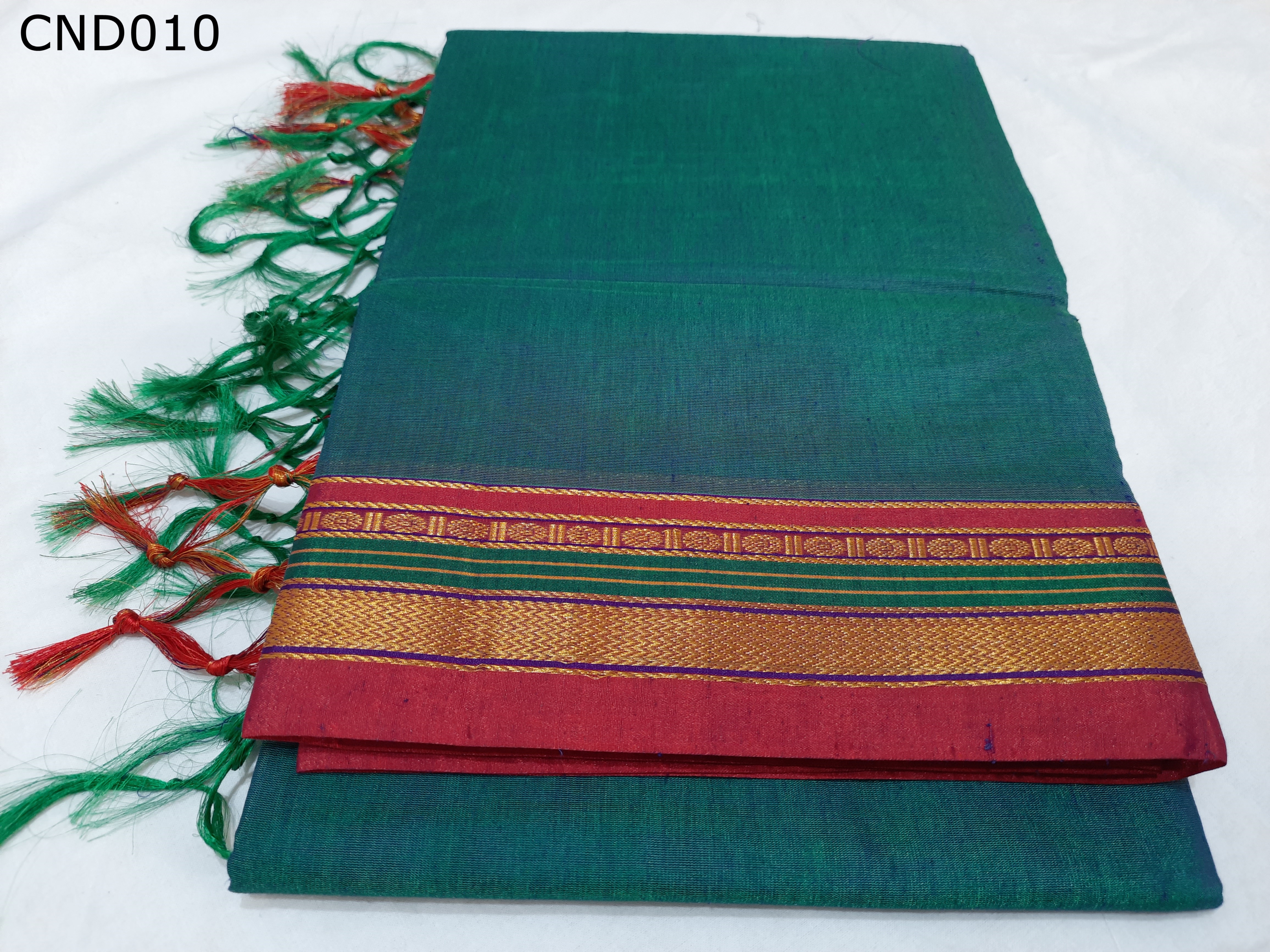 Cotton Silk Traditional Ilkal Border
