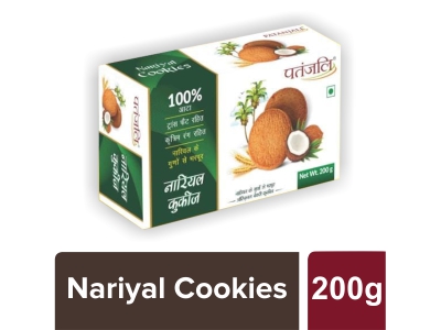PATANJALI NARIYAL COOKIES 200 GM