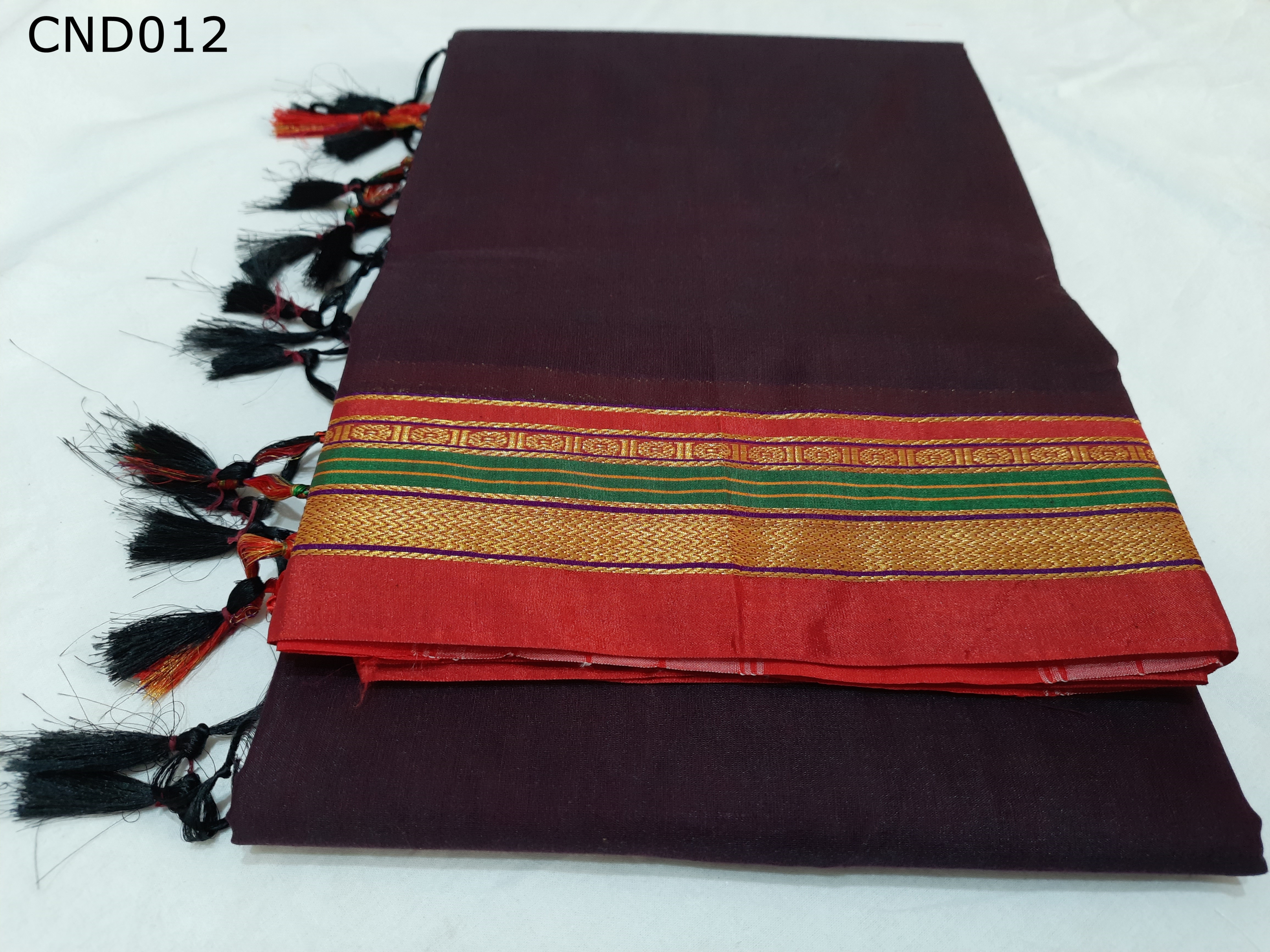 Cotton Silk Traditional Ilkal Border
