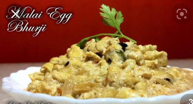 Egg Malai bhujia (4ps eggs)