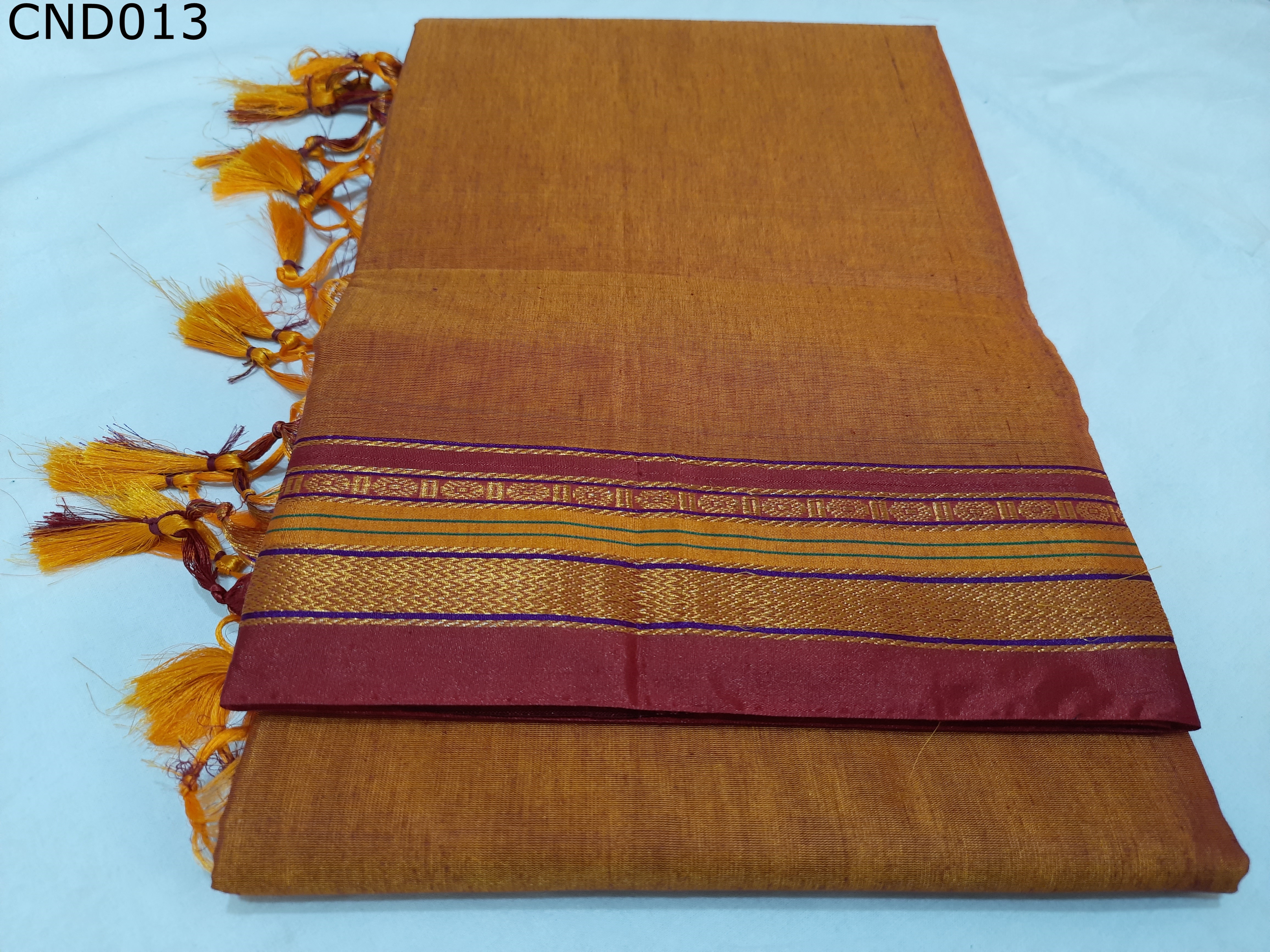 Cotton Silk Traditional Ilkal Border
