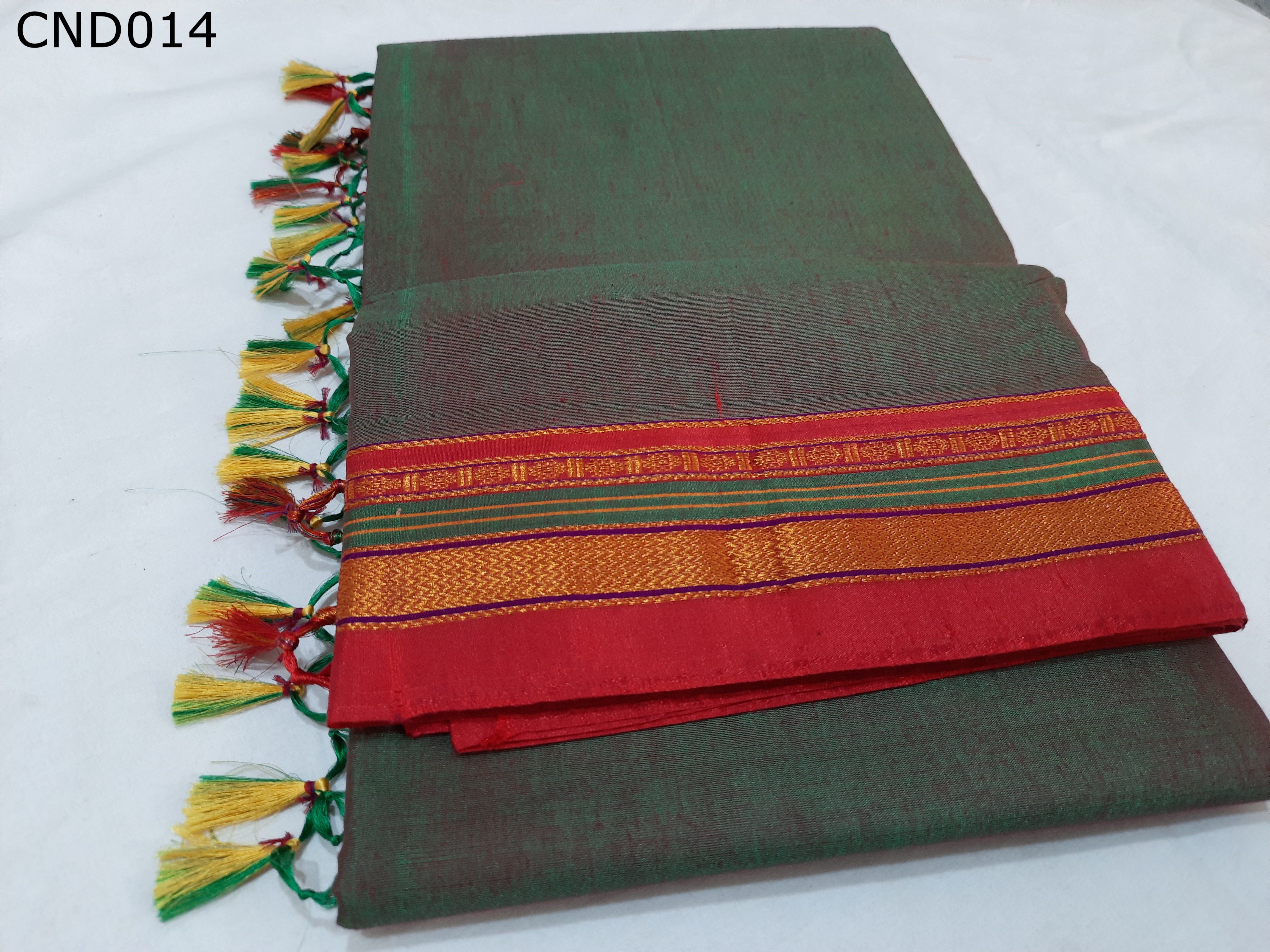 Cotton Silk Traditional Ilkal Border