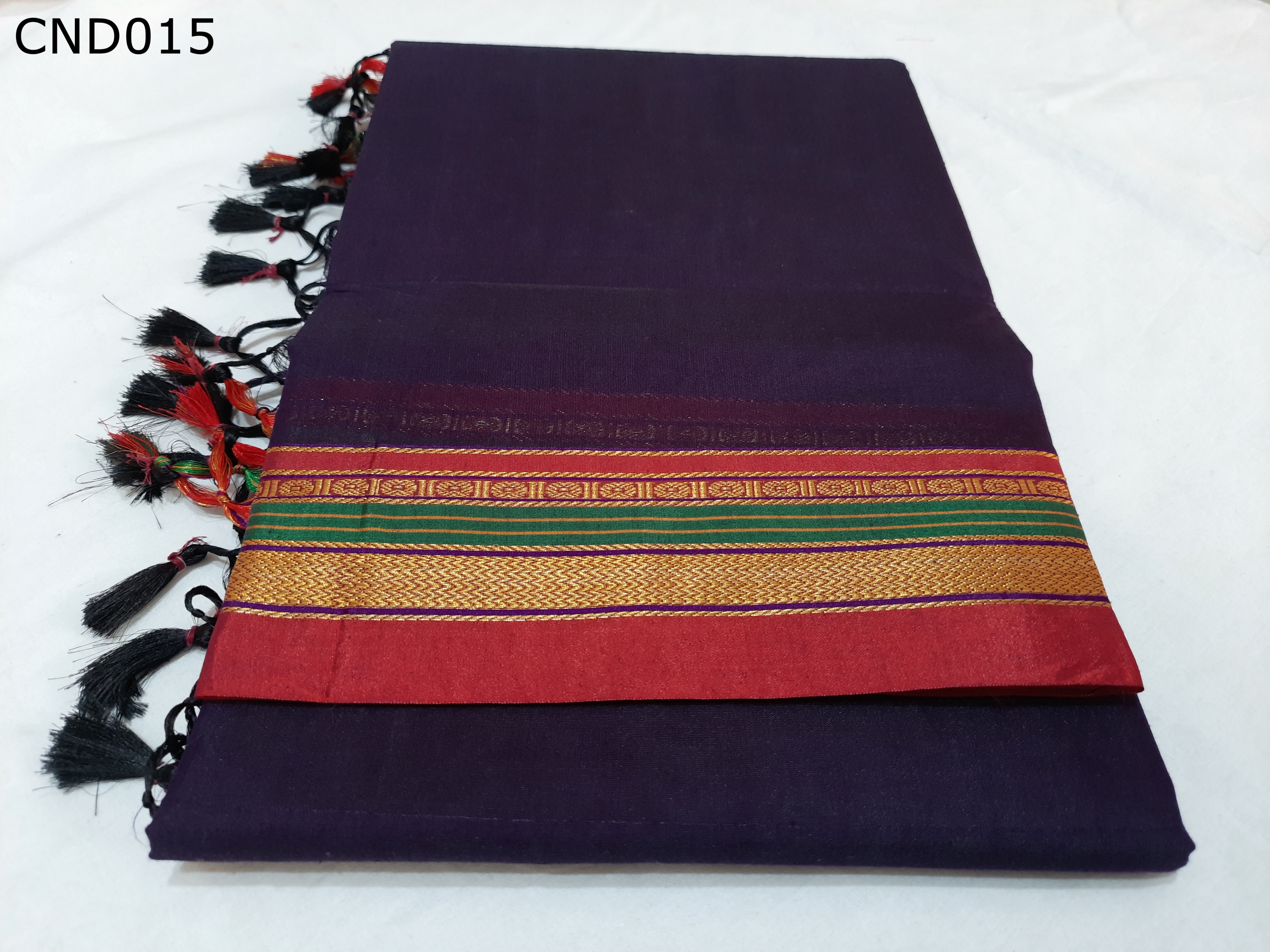 Cotton Silk Traditional Ilkal Border