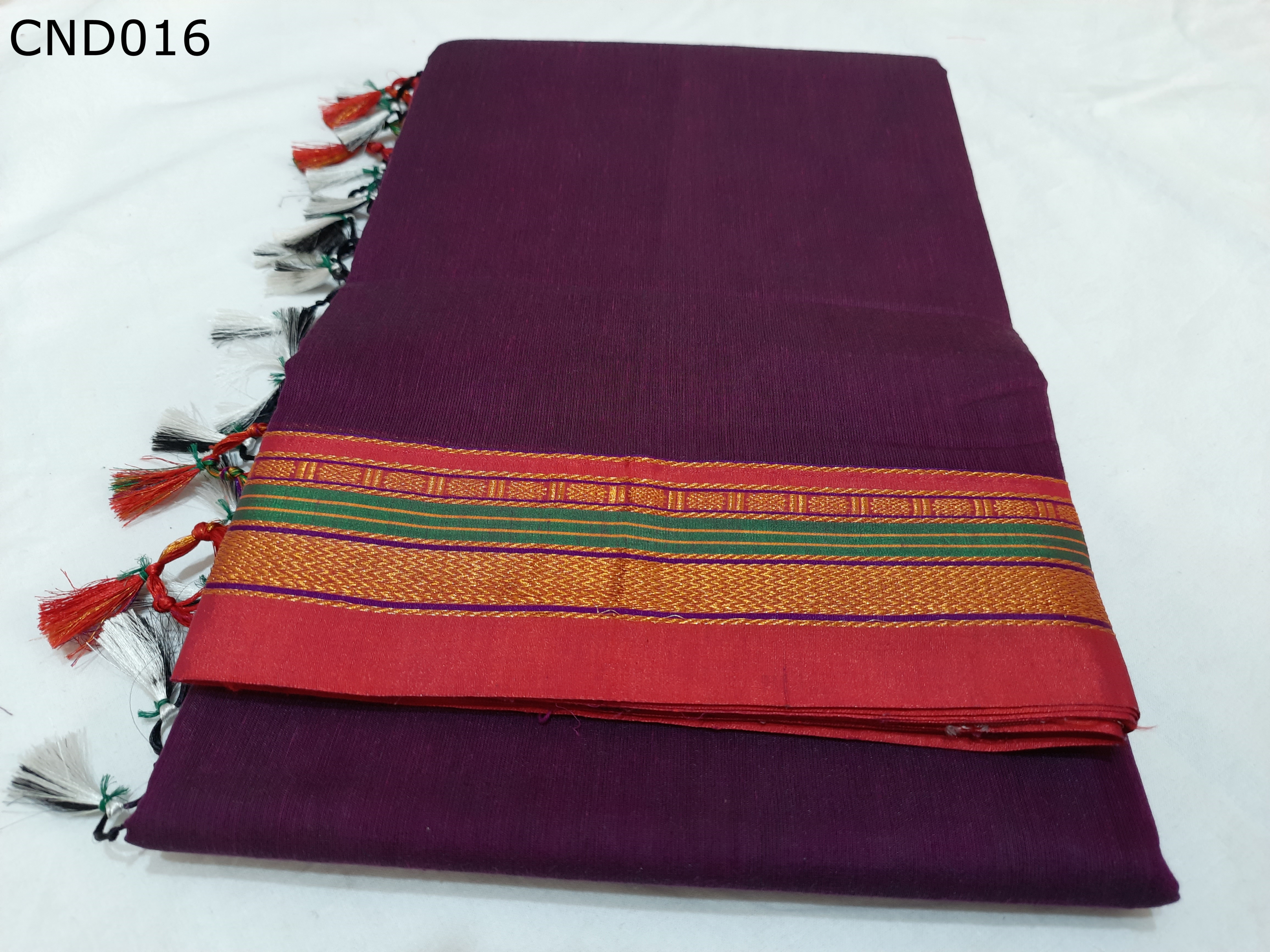 Cotton Silk Traditional Ilkal Border