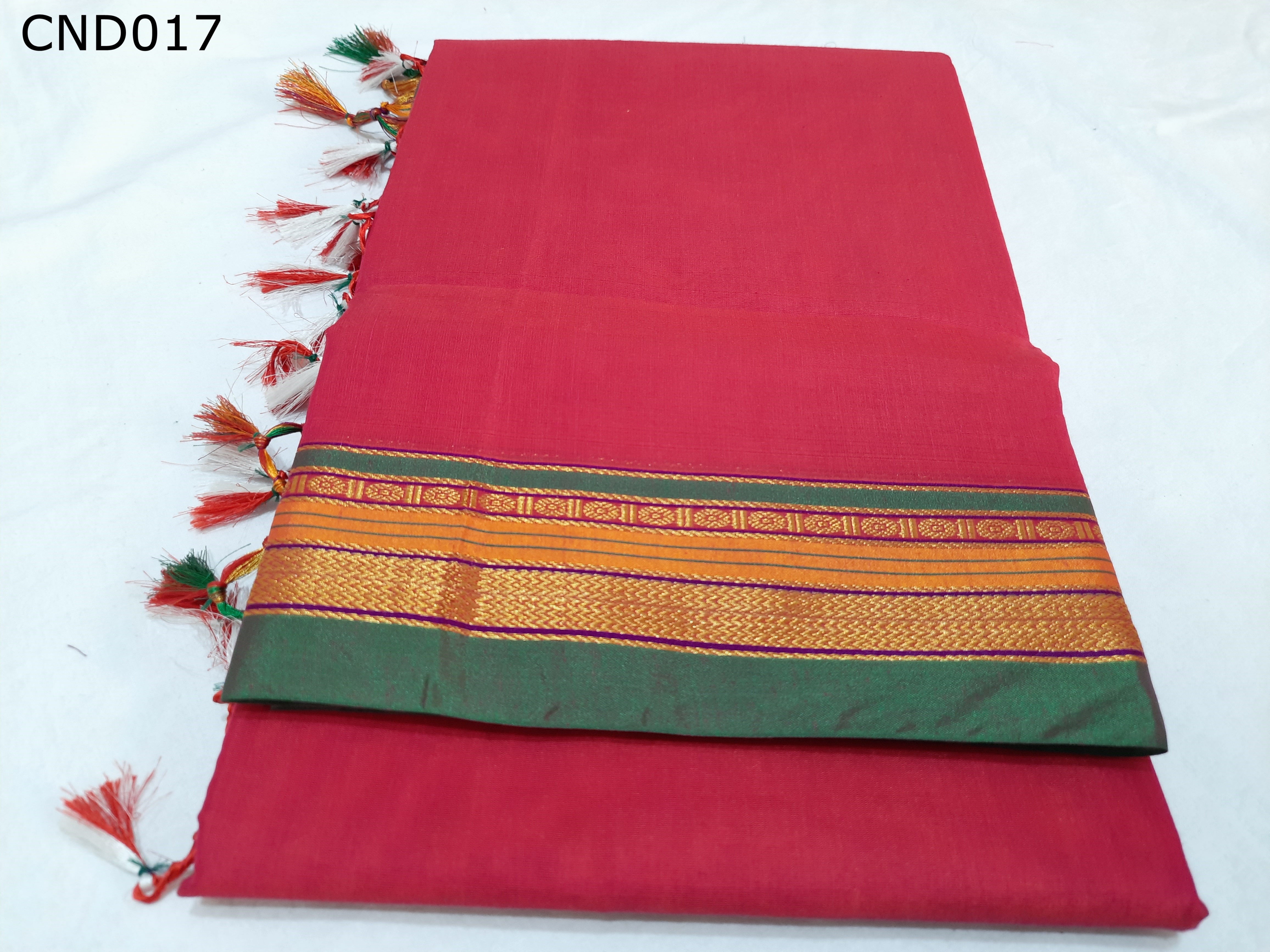 Cotton Silk Traditional Ilkal Border