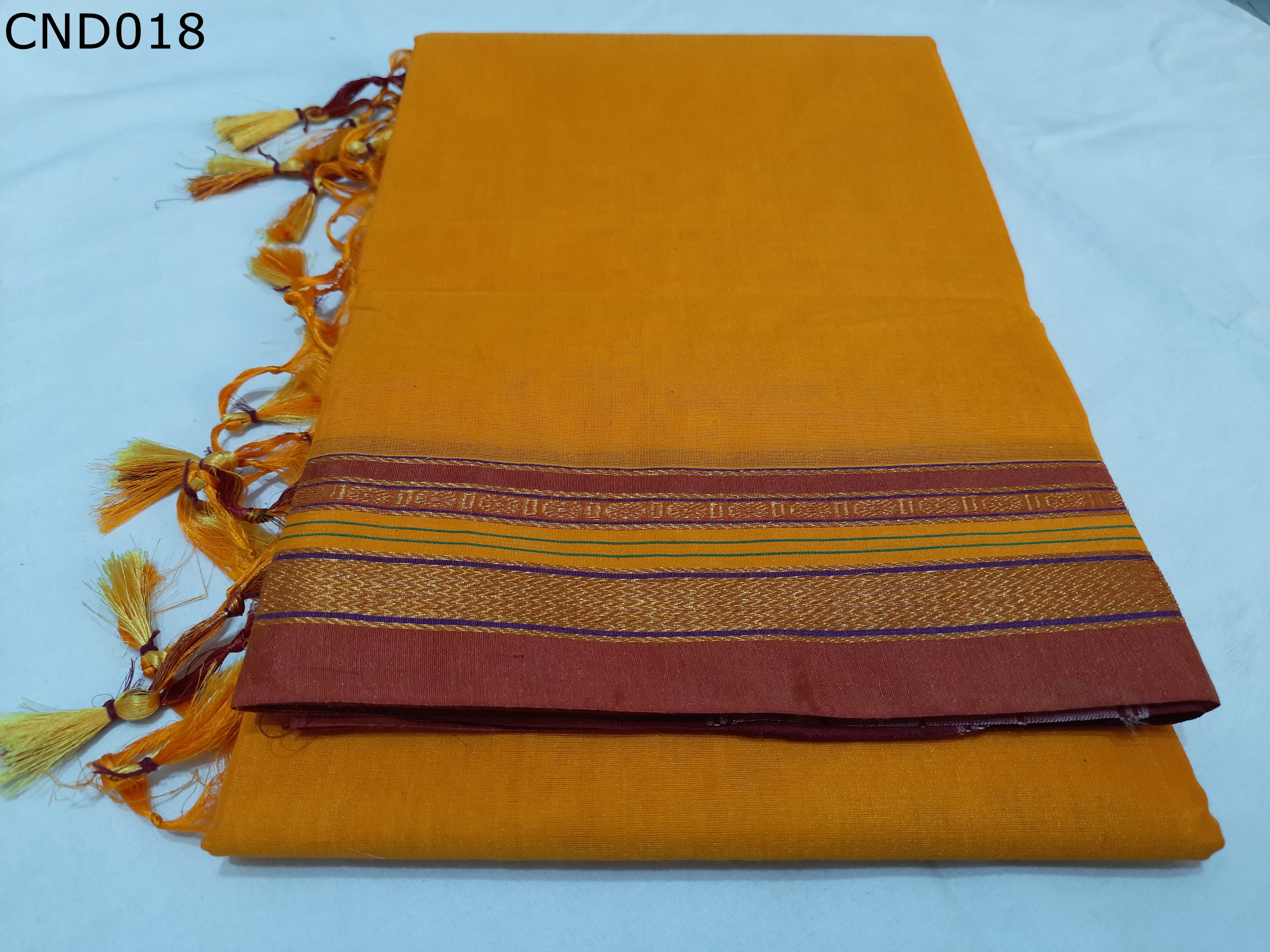 Cotton Silk Traditional Ilkal Border