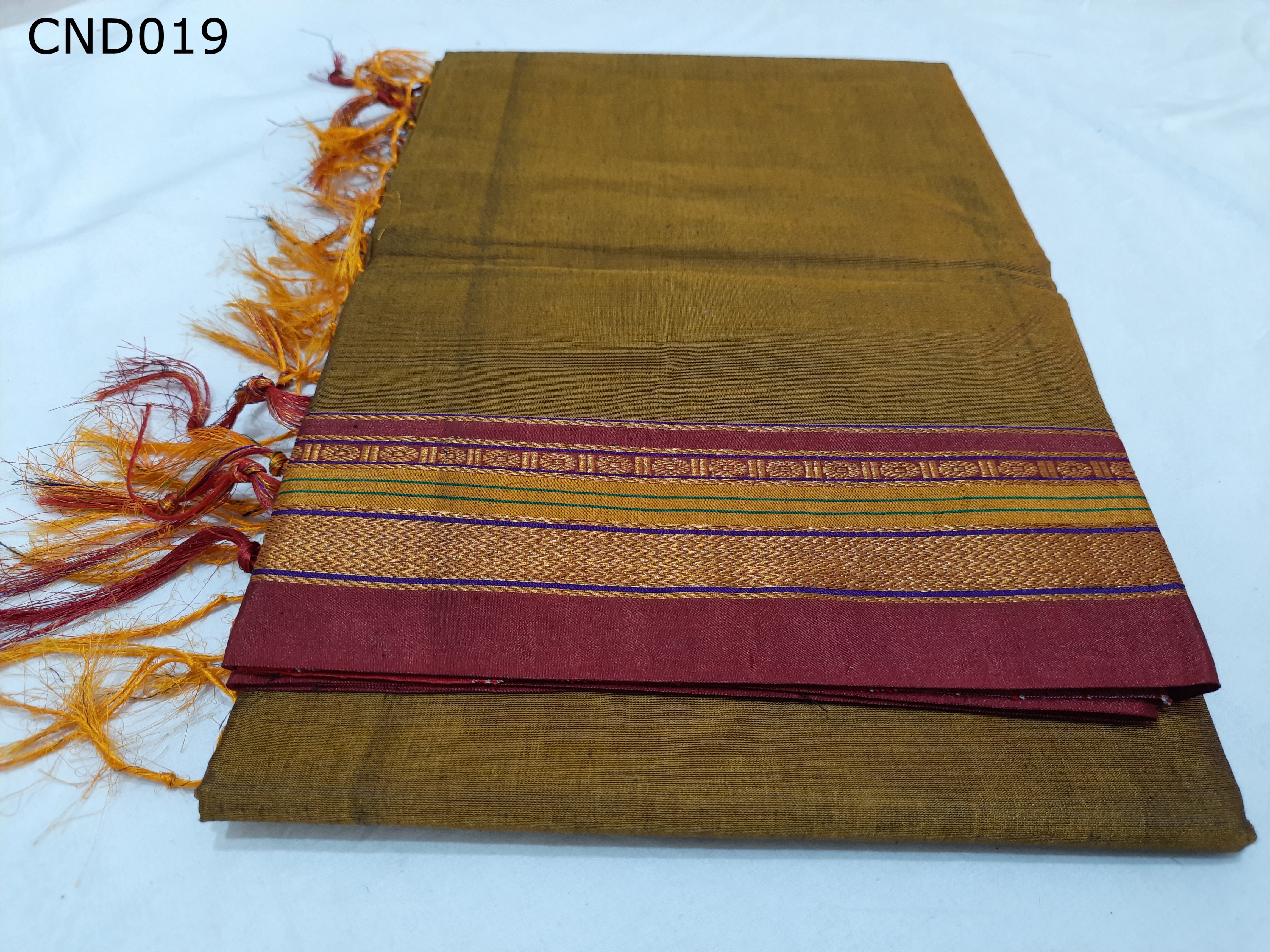 Cotton Silk Traditional Ilkal Border