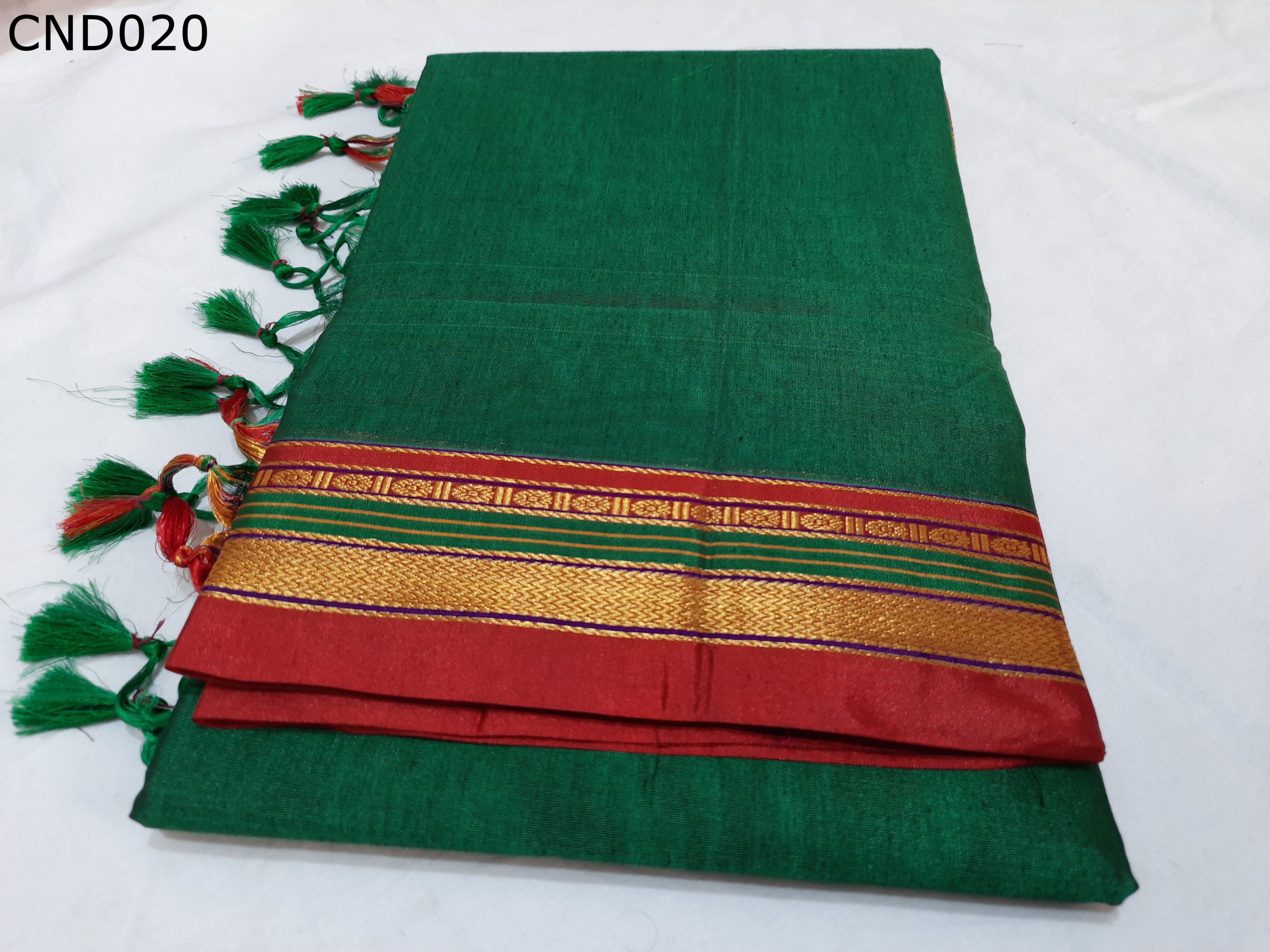 Cotton Silk Traditional Ilkal Border