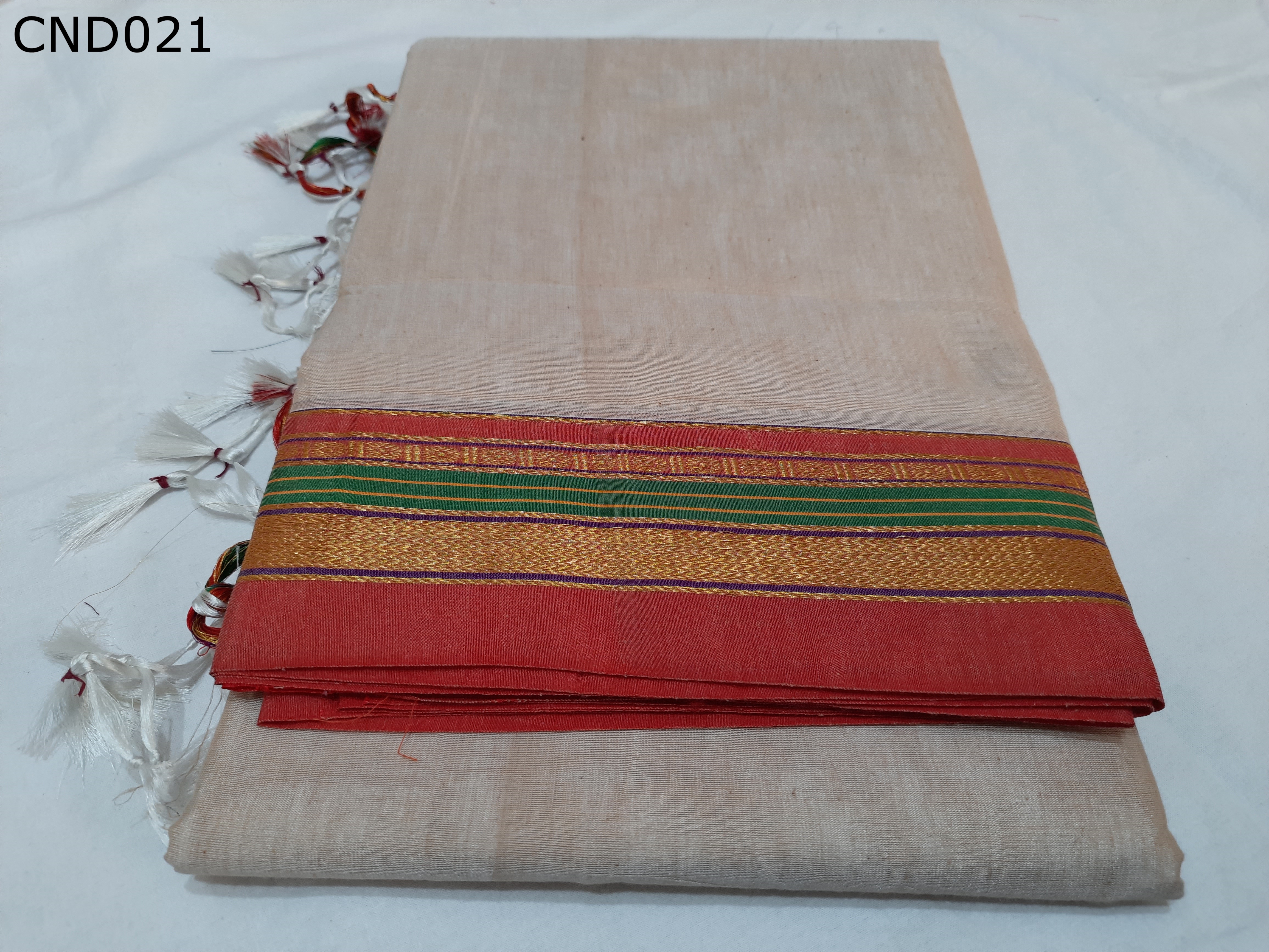 Cotton Silk Traditional Ilkal Border