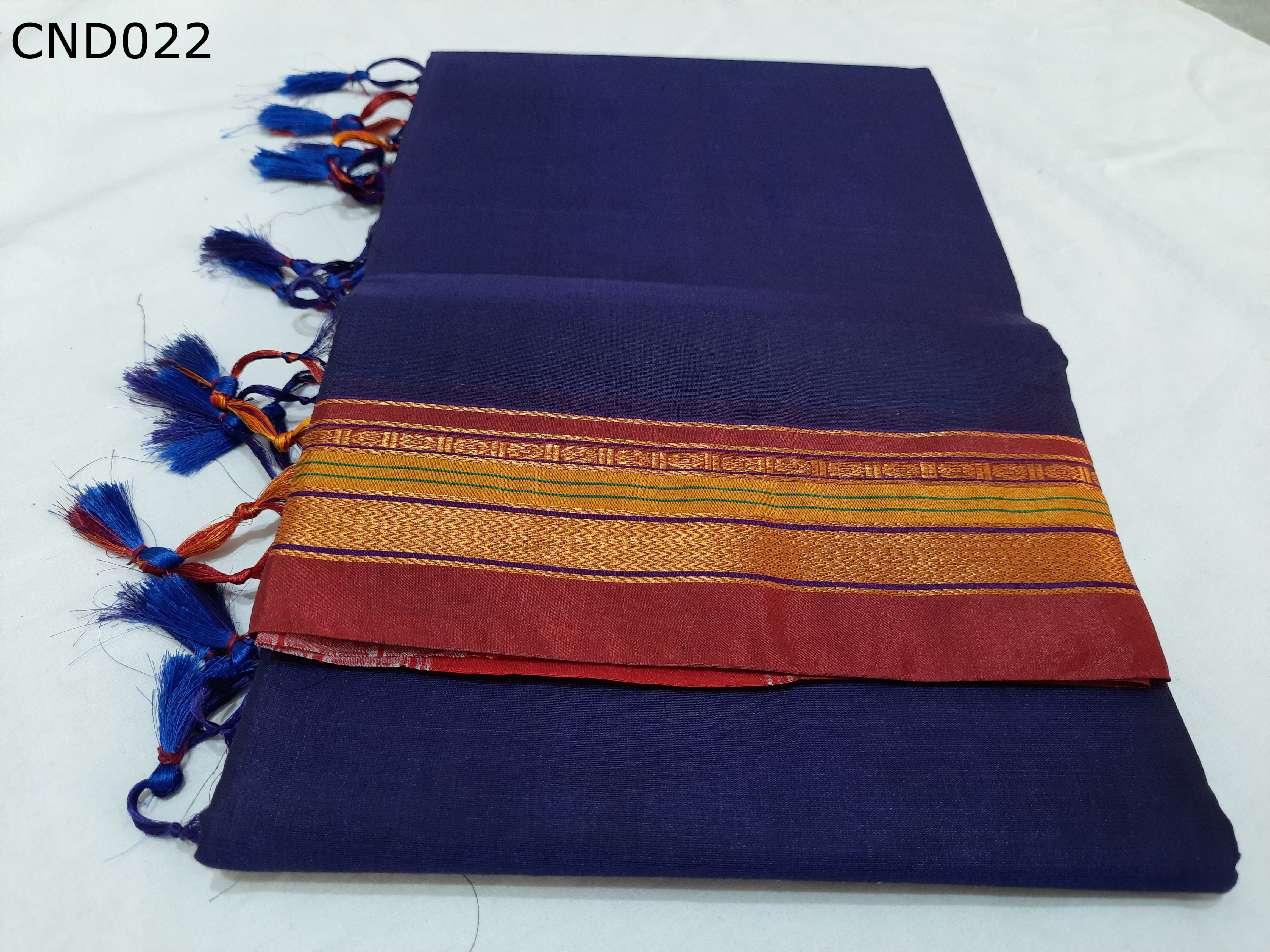 Cotton Silk Traditional Ilkal Border